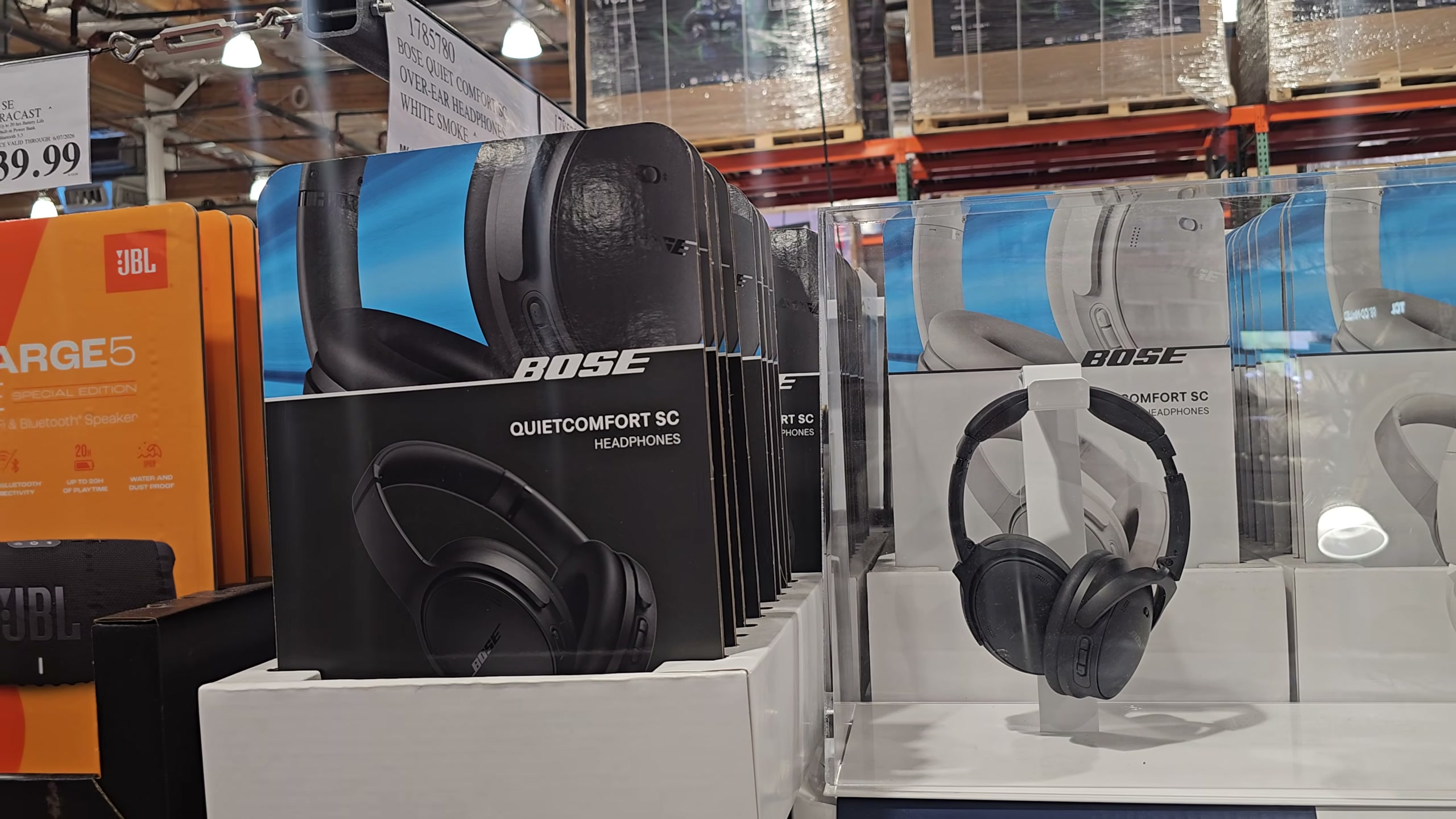 Bose QuietComfort SC Over-Ear Headphones White Smoke (#1785780