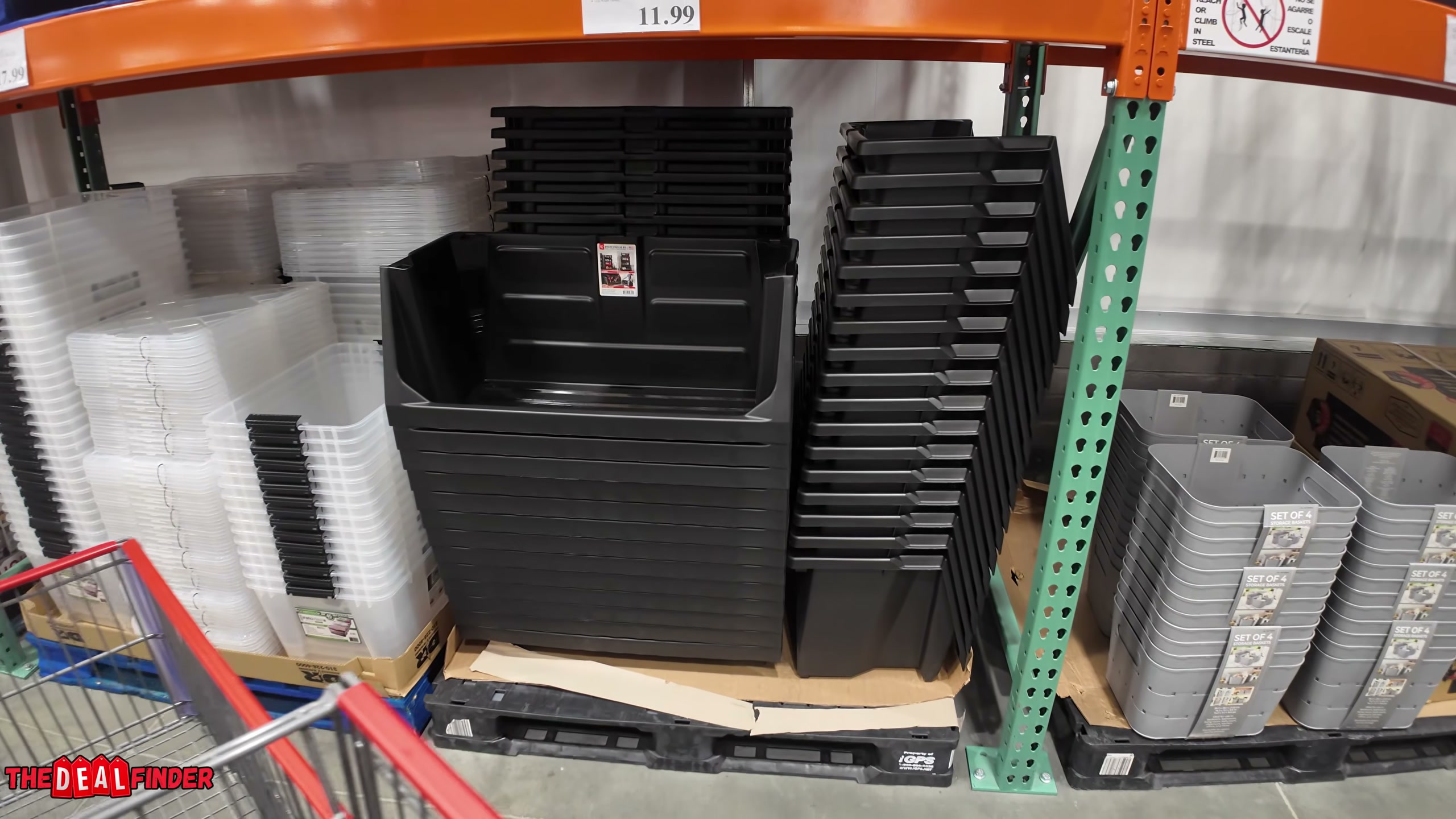 IRIS Heavy Duty Side Entry Stacking Bin (#1954841) - $11.99 (down