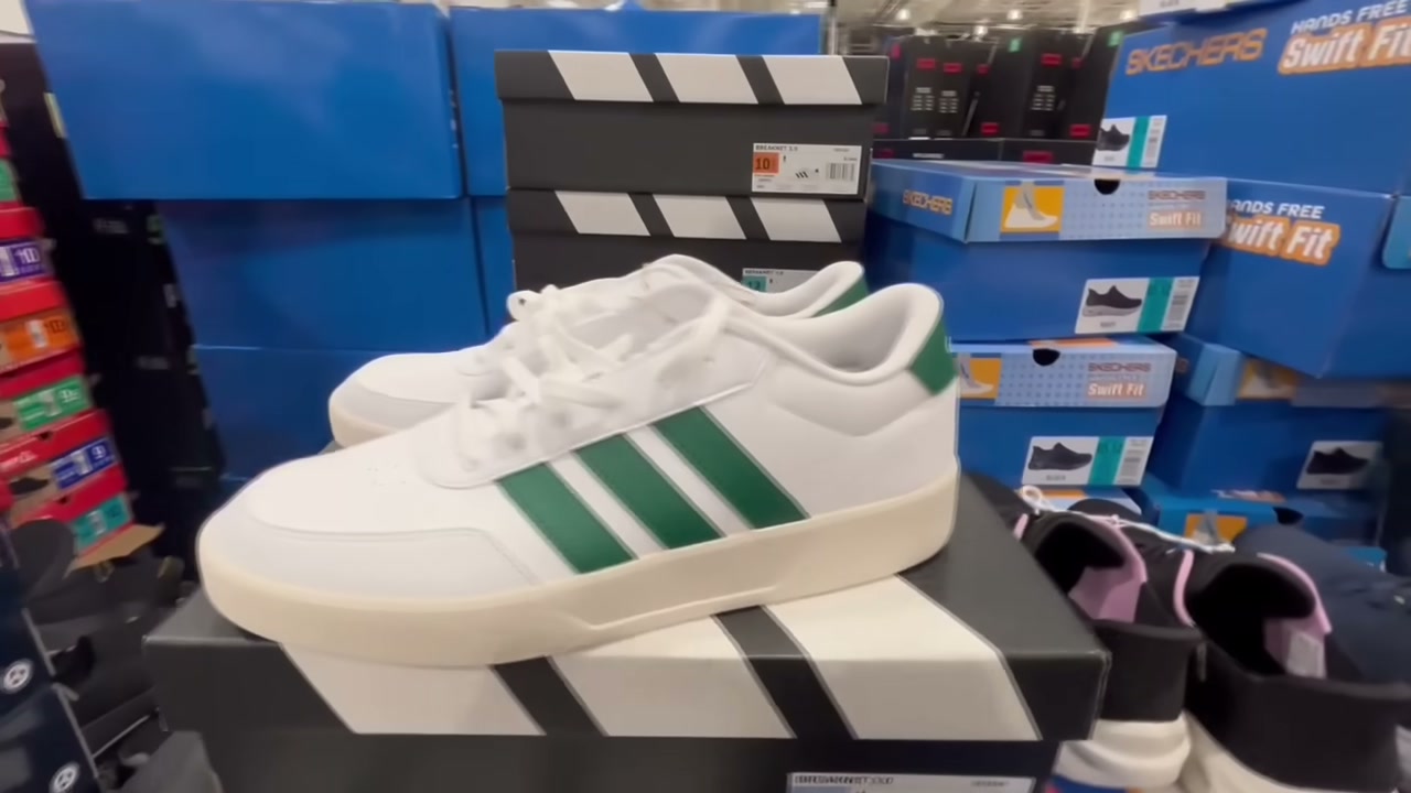 adidas gazelle silver green womens Mens Breaknet 2.0 Lace Up Sneakers White 9.5 Casual main image 1