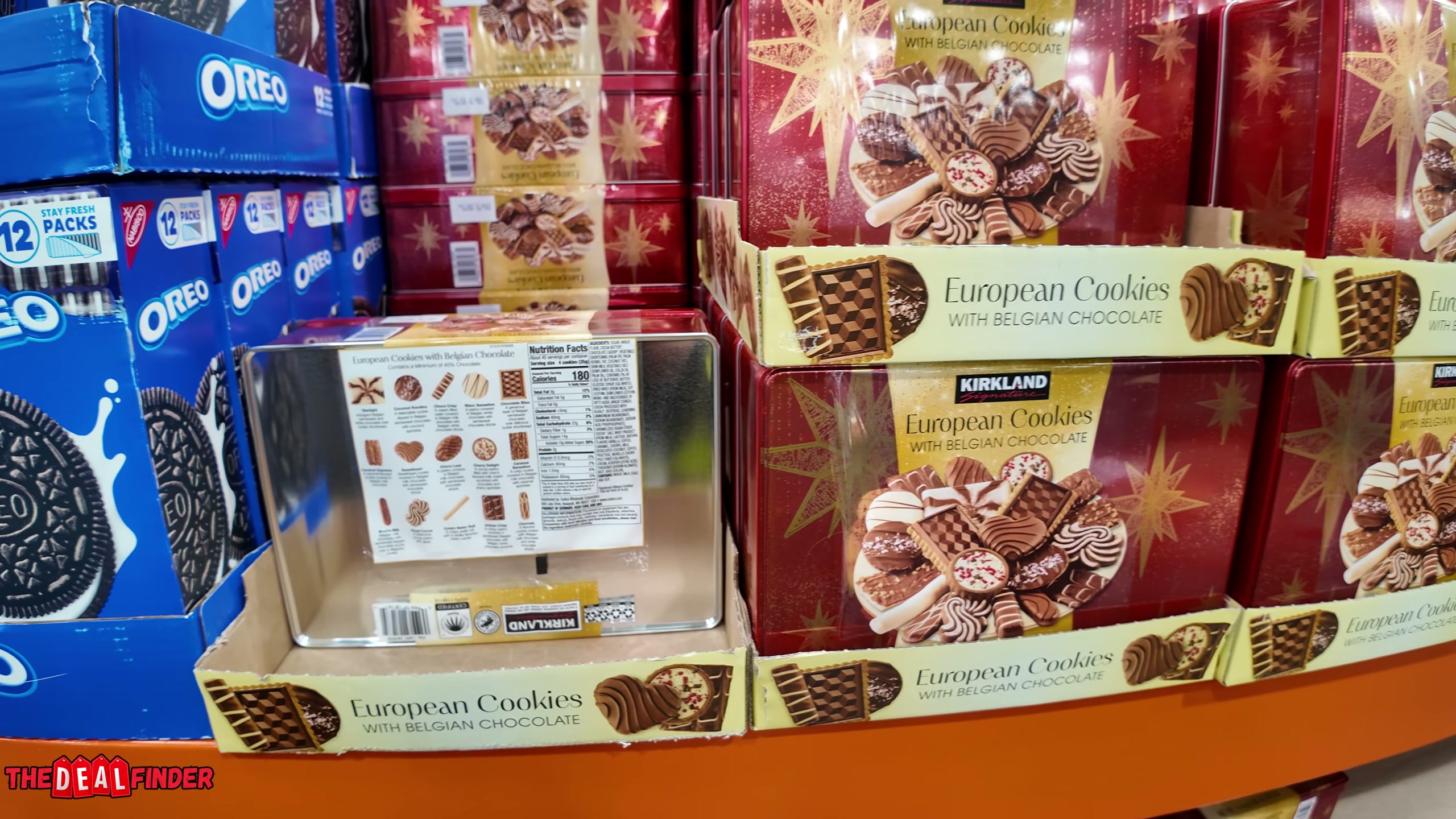 Kirkland Signature European Cookies with Belgian Chocolate, 49.4