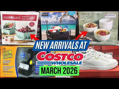 🔥COSTCO NEW ARRIVALS FOR MARCH 2026:🚨AWESOME NEW FINDS! LARGE PHO BOWLS, FOLDING WAGON & More!