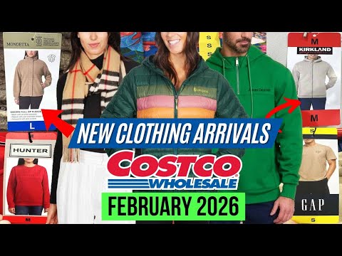 🔥COSTCO NEW CLOTHING ARRIVALS FOR FEBRUARY 2026:🚨NEW WOMEN & MEN CLOTHING! NEW SPRING ARRIVALS!