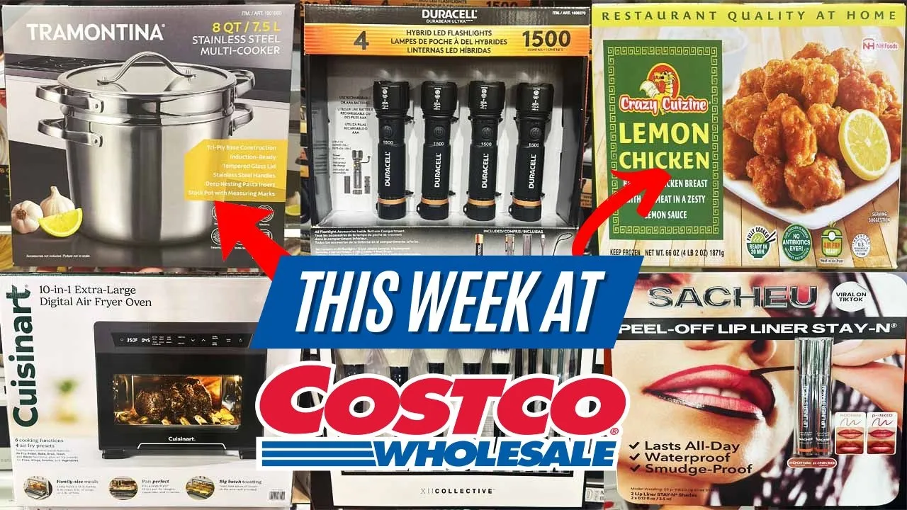 🔥NEW COSTCO DEALS THIS WEEK (3/7-3/14):🚨HUGE MARCH SALE! TRAMONTINA, LEMON CHICKEN & SACHEU Liner