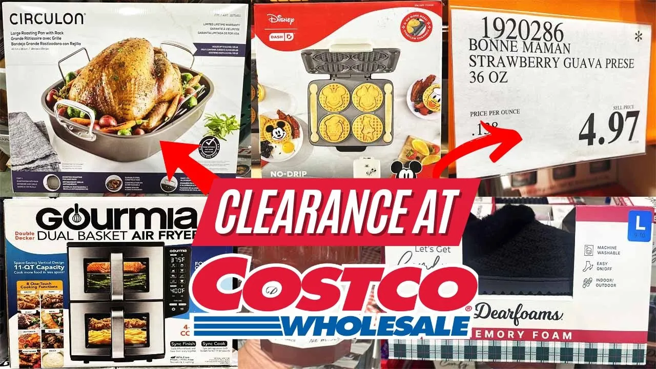 🔥COSTCO NEW CLEARANCE FINDS FOR DECEMBER 2025:🚨50%-85% NEW PRICE DROPS! Oval Roaster, Women Slippers