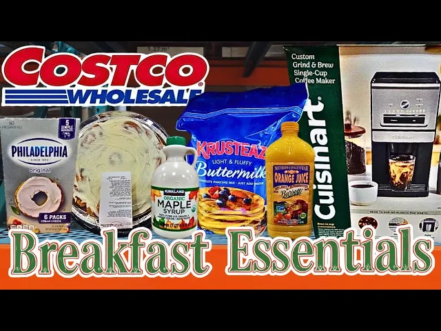 COSTCO BREAKFAST ESSENTIALS for the HOLIDAY SEASON for DECEMBER 2025✨️