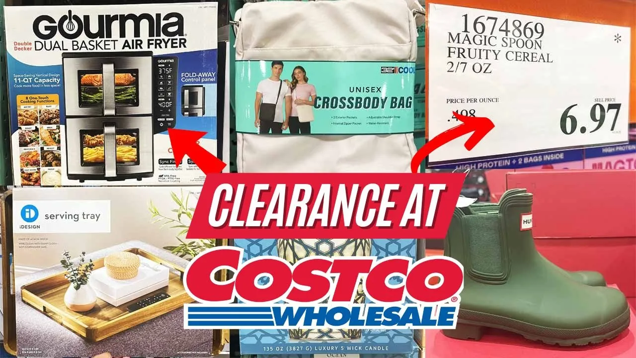 🔥COSTCO NEW CLEARANCE FINDS FOR NOVEMBER 2025:🚨50%-85% NEW PRICE DROPS! Air Fryer, Rain Boots & More