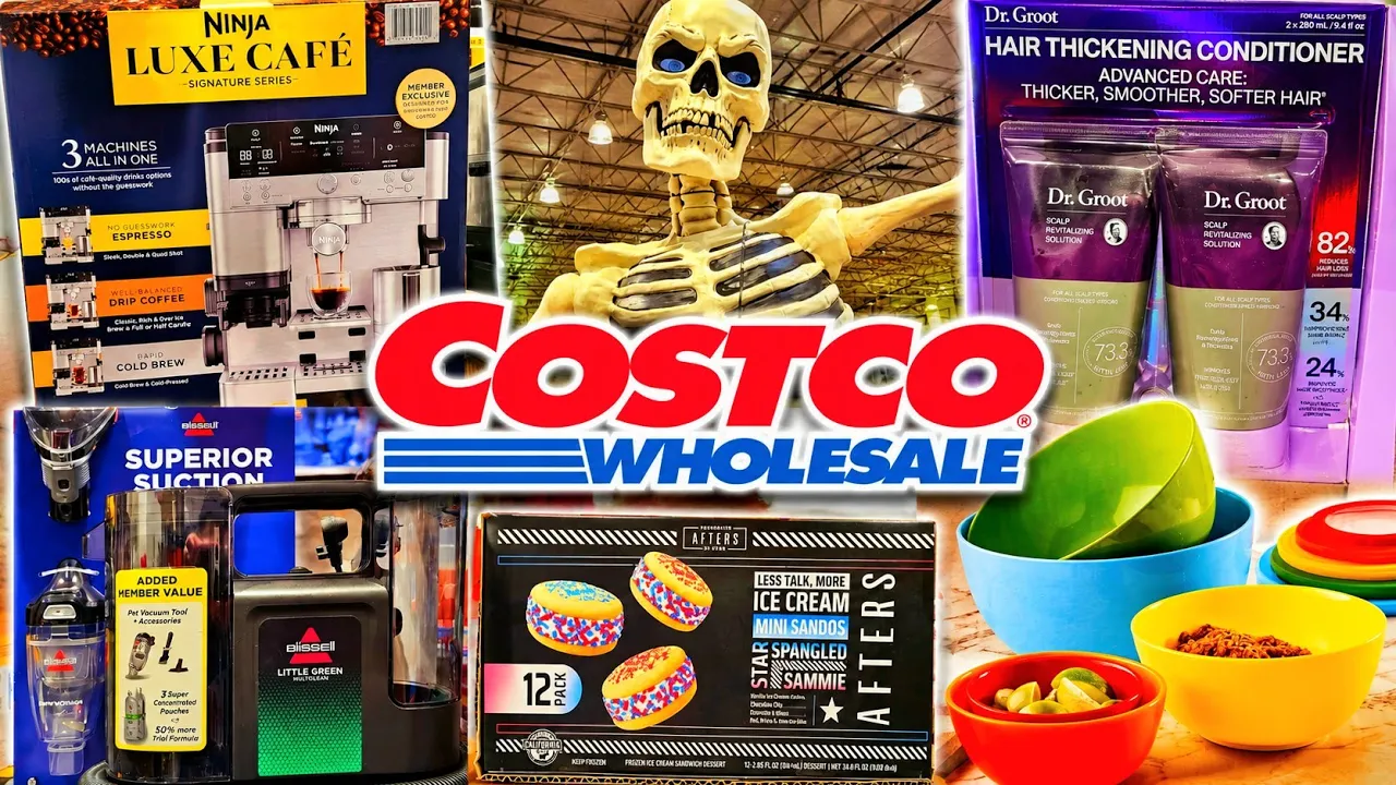 WHAT'S NEW AT COSTCO!? ✨ GROCERY DEALS, BEAUTY & HALLOWEEN FINDS! 🎃