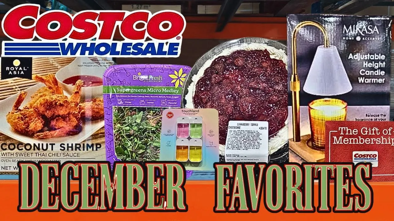 COSTCO FAVORITE DEALS & ITEMS for DECEMBER 2025!🛒 SO MANY GREAT FAVORITES! THE HOLIDAYS ARE HERE!🌲🎁