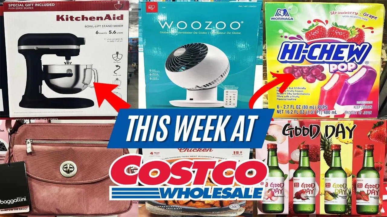 🔥NEW COSTCO DEALS THIS WEEK (4/6-4/13):🚨$100 Off Stand Mixer, $10 OFF Woozoo Fan, Hi-Chew Pop