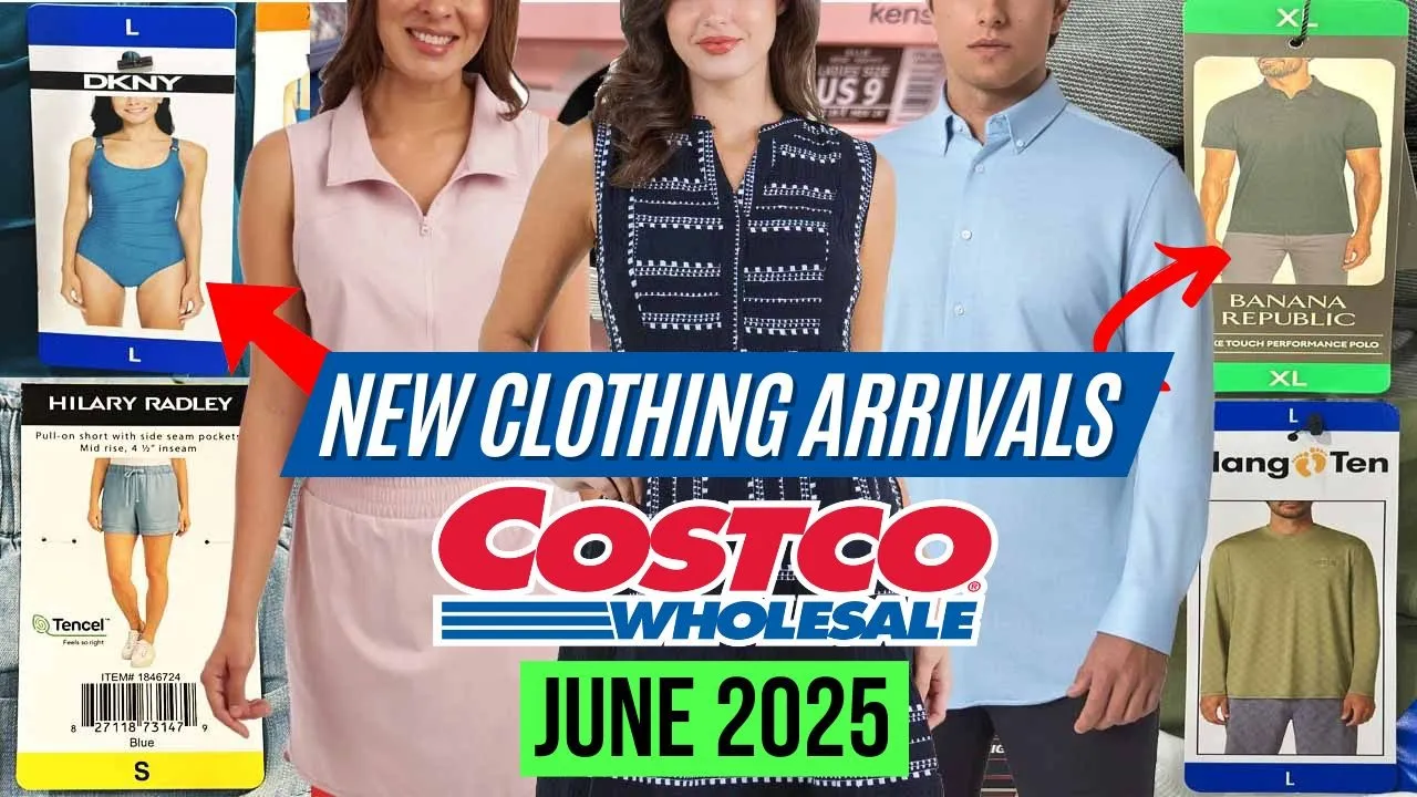 🔥COSTCO NEW CLOTHING ARRIVALS FOR JUNE 2025:🚨NEW SUMMER Clothes! Swimsuits, Active Dress & Shirts