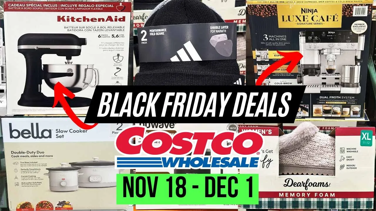 🔥COSTCO BLACK FRIDAY DEALS Happening Now! (11/18-12/1):🚨GIANT NOVEMBER SALE! Thanksgiving Deals!