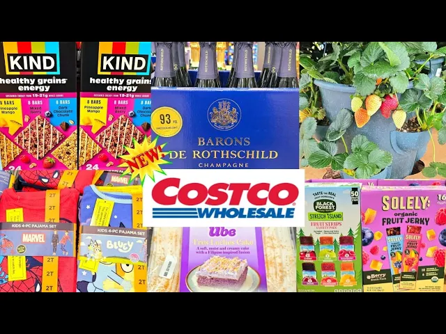 NEW at Costco 🍾 Champagne, Chocolate Strawberries, Citrus Trees & HUGE Deals!