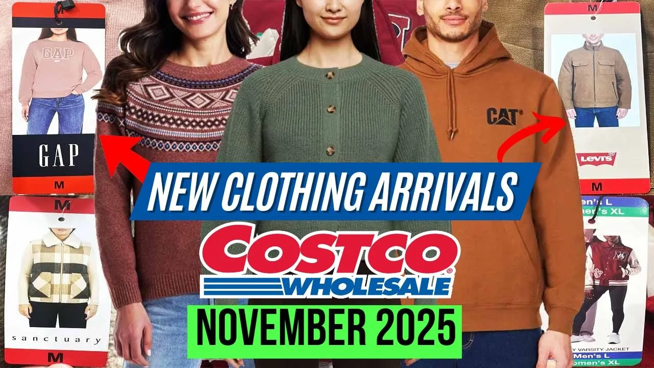 🔥COSTCO NEW CLOTHING ARRIVALS FOR NOVEMBER 2025:🚨NEW WINTER CLOTHES! Cardigans, CAT Hoodies & More!