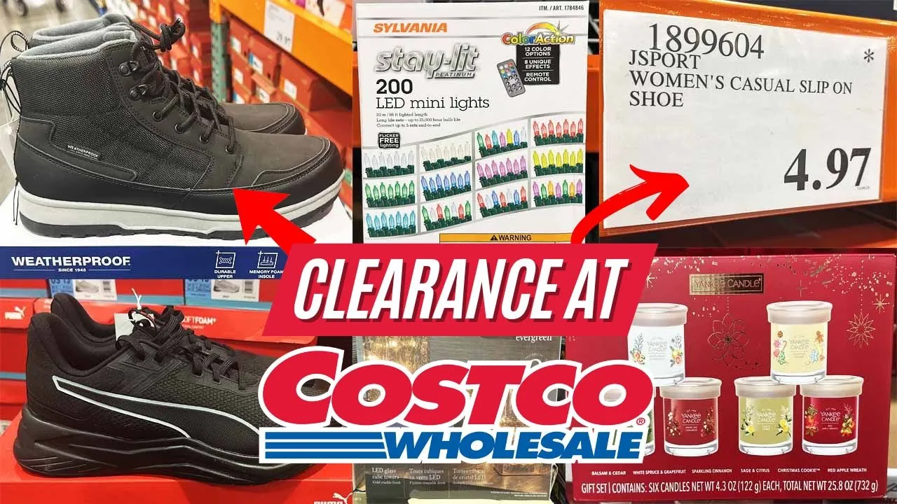 🔥COSTCO NEW CLEARANCE FINDS FOR DECEMBER 2025:🚨50%-75% NEW PRICE DROPS! Yankee Candle, Puma Sneakers