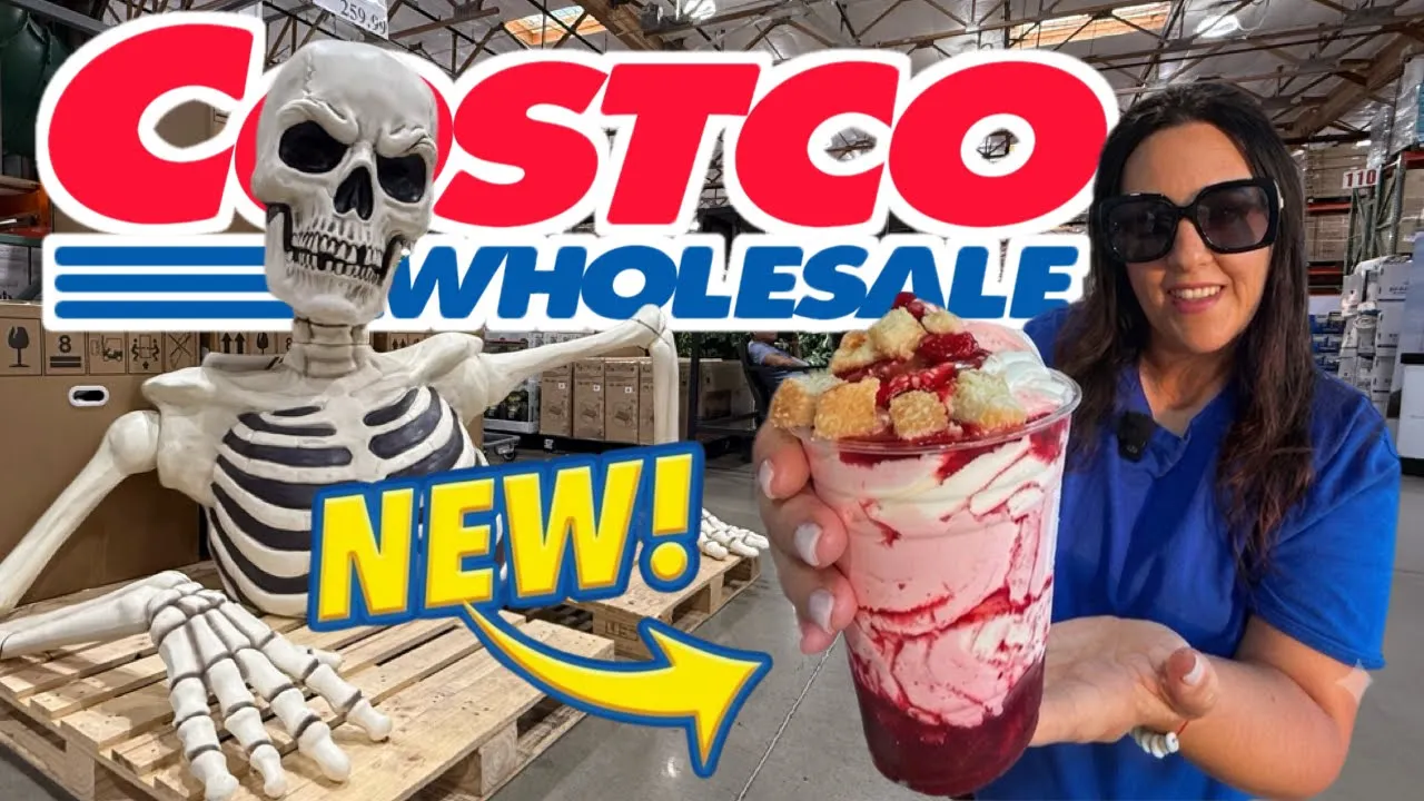 COSTCO SHOP WITH US! New Sale Items, Halloween Finds, & Strawberry Shortcake Sundae!