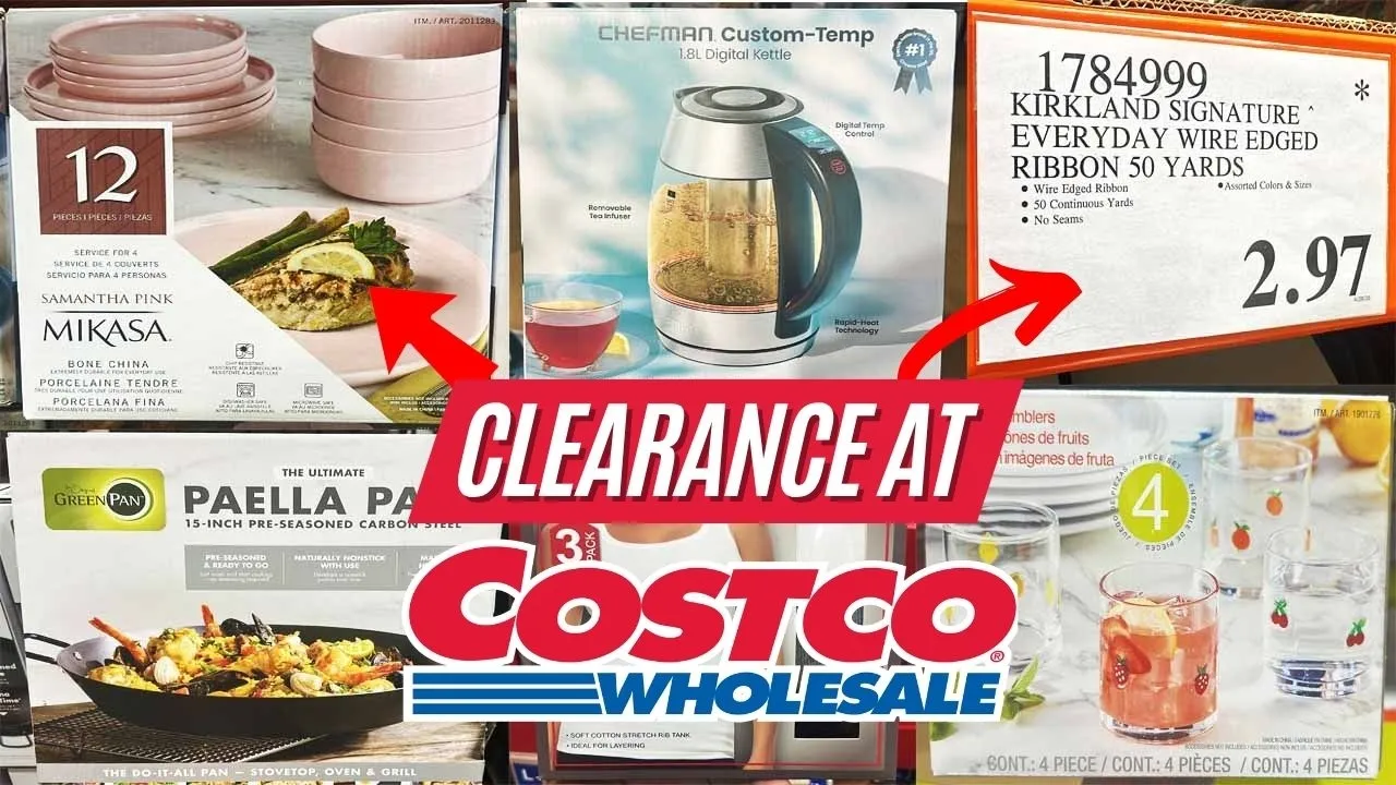 🔥COSTCO NEW CLEARANCE FINDS FOR MAY 2026:🚨50%-75% NEW PRICE DROPS! Mikasa Dinnerware, Chefman Kettle