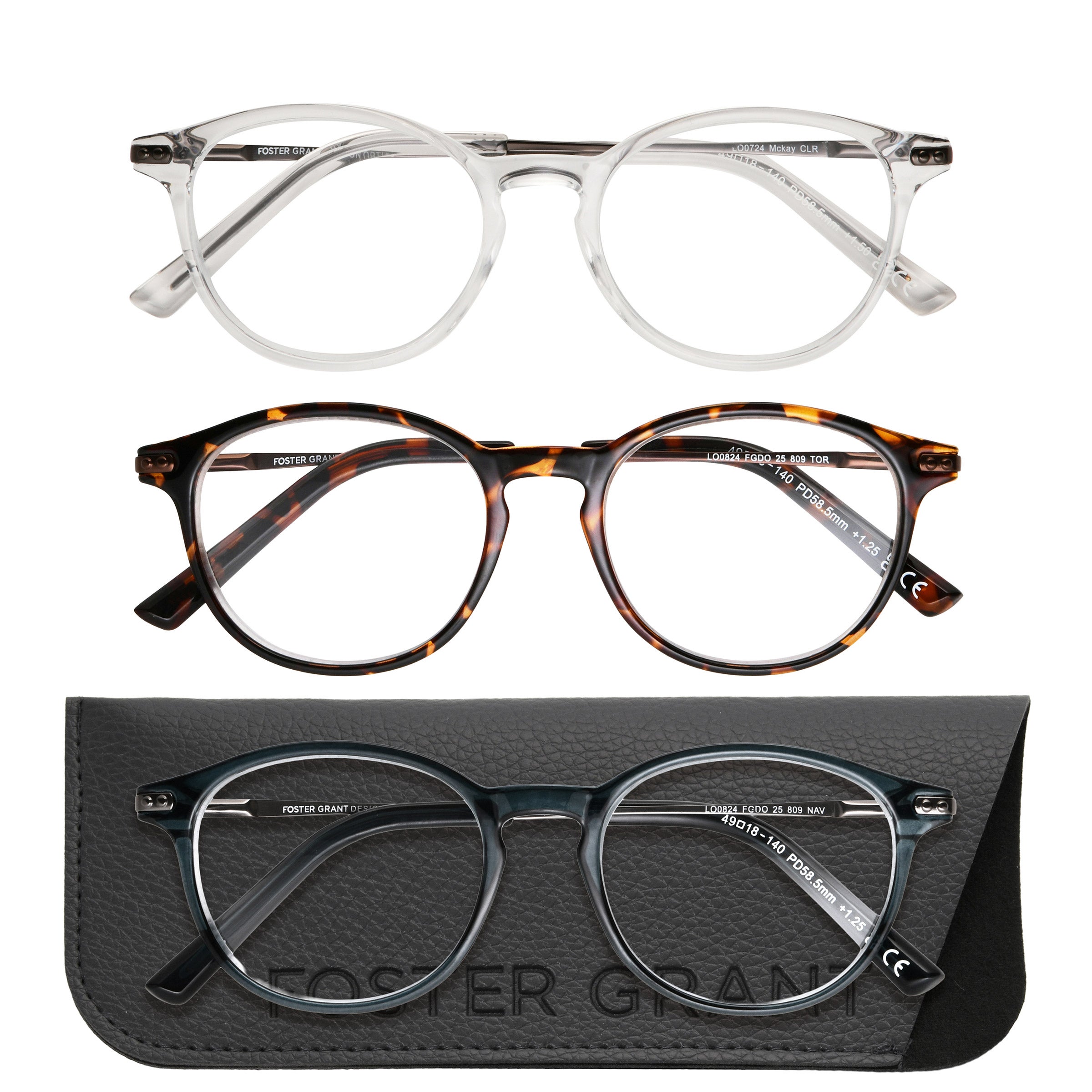 Foster Grant Design Optics 3-Pack Reading Glasses (#1908281