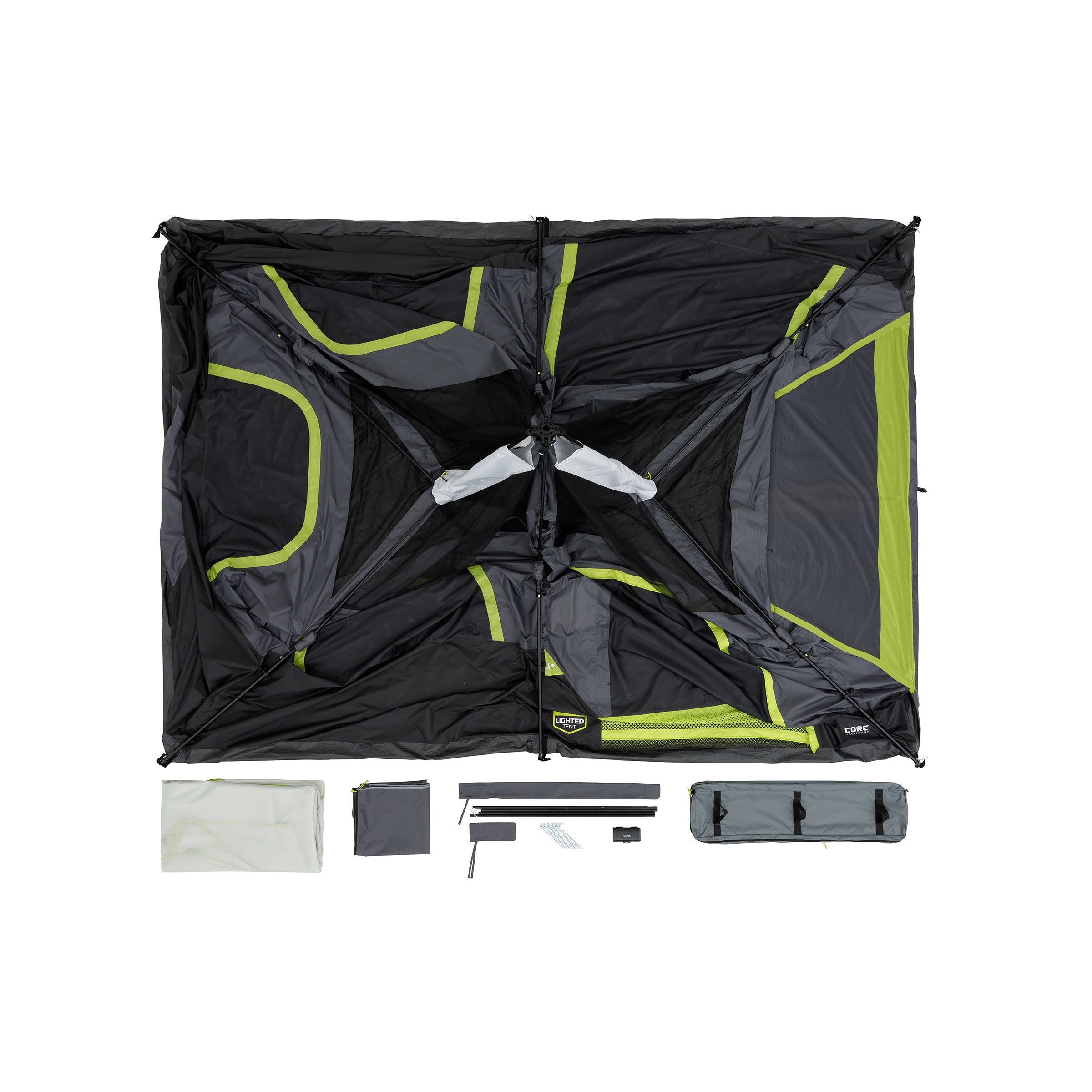 CORE 10 Person Lighted Instant Cabin Tent (#1654506) - $269.99