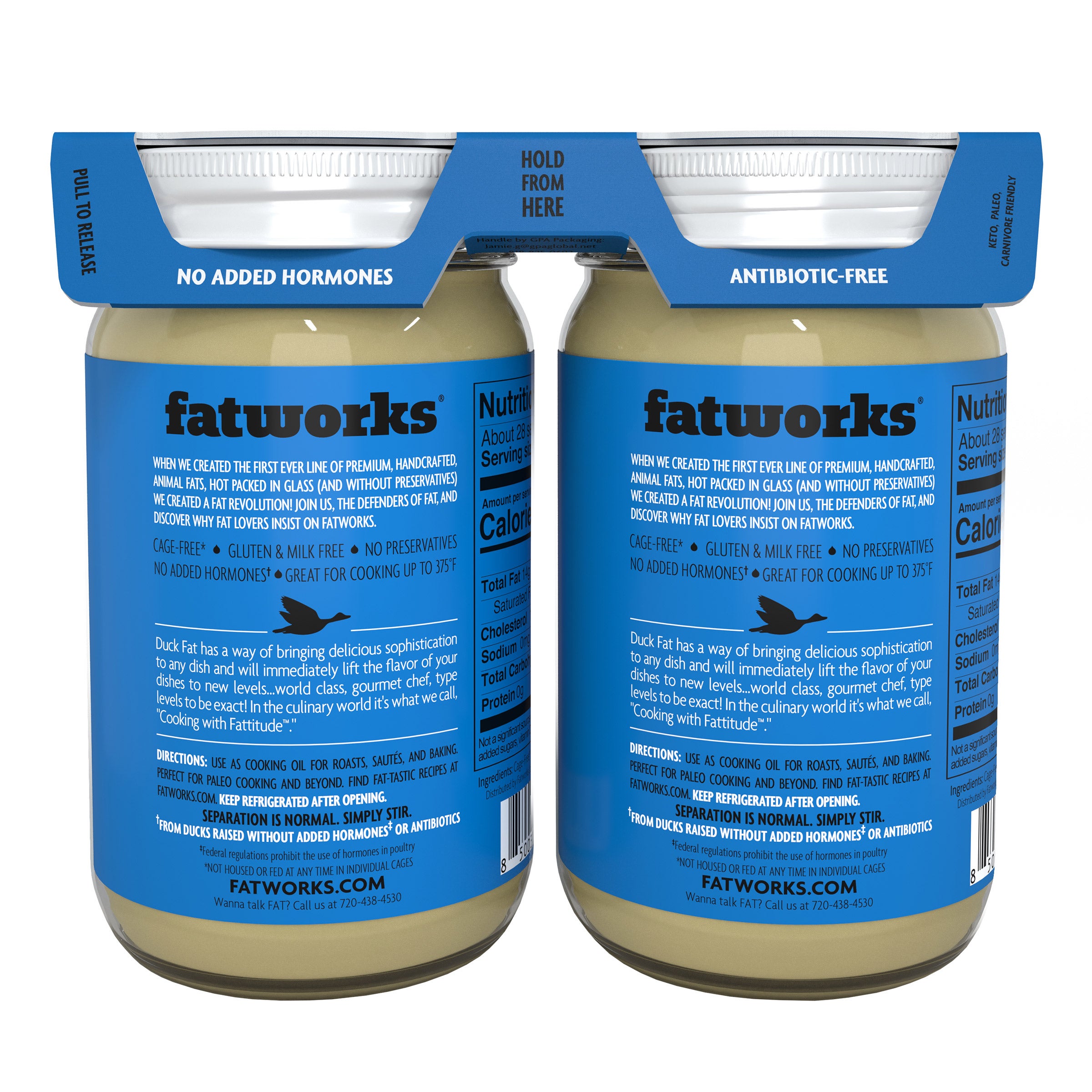 Fatworks Duck Fat 2 Pack, 13.8 Ounce Each (#1952092) - $6.97 (down