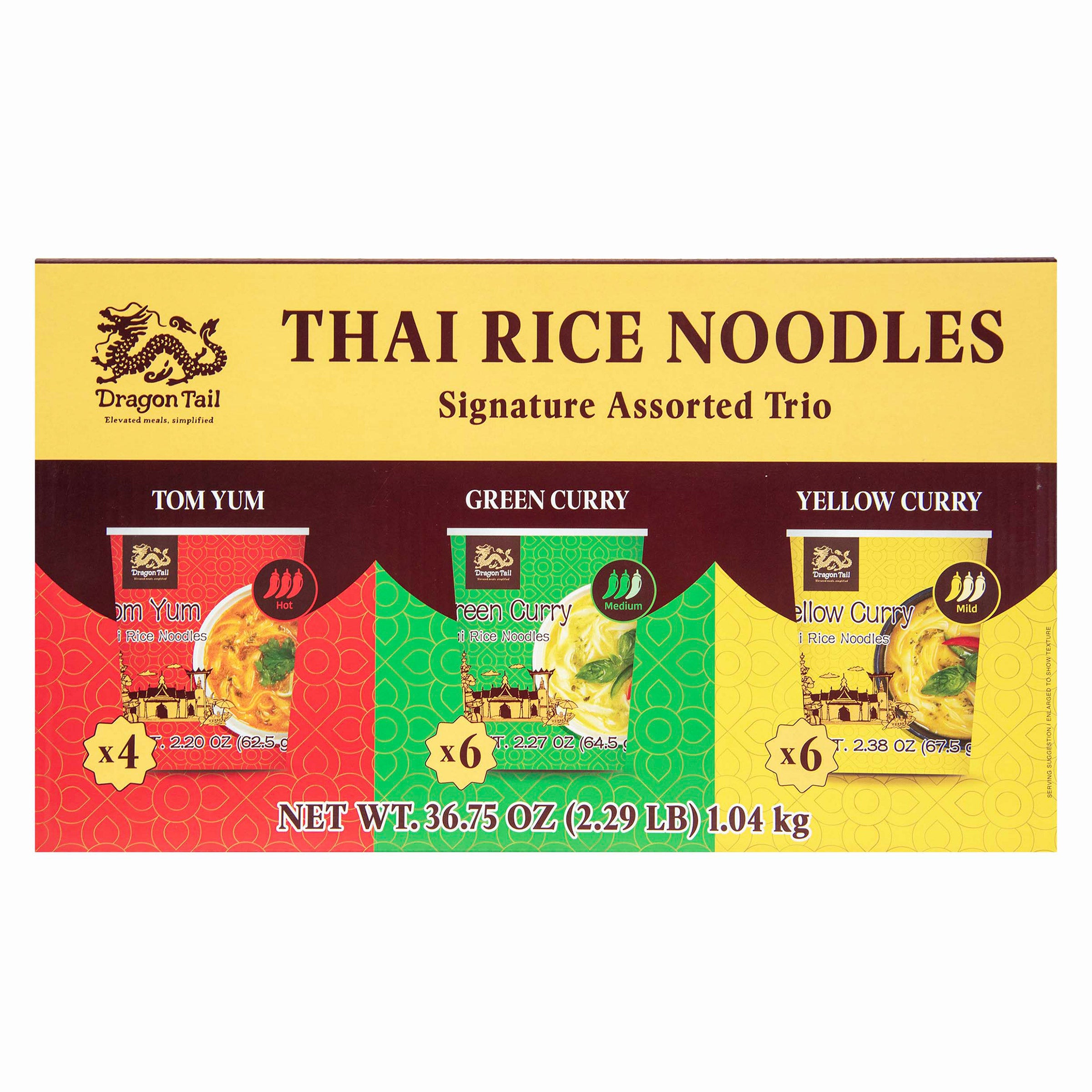 Dragon Tail Assorted Thai Rice Noodles 18 Count/38.09 oz (#1959664 ...