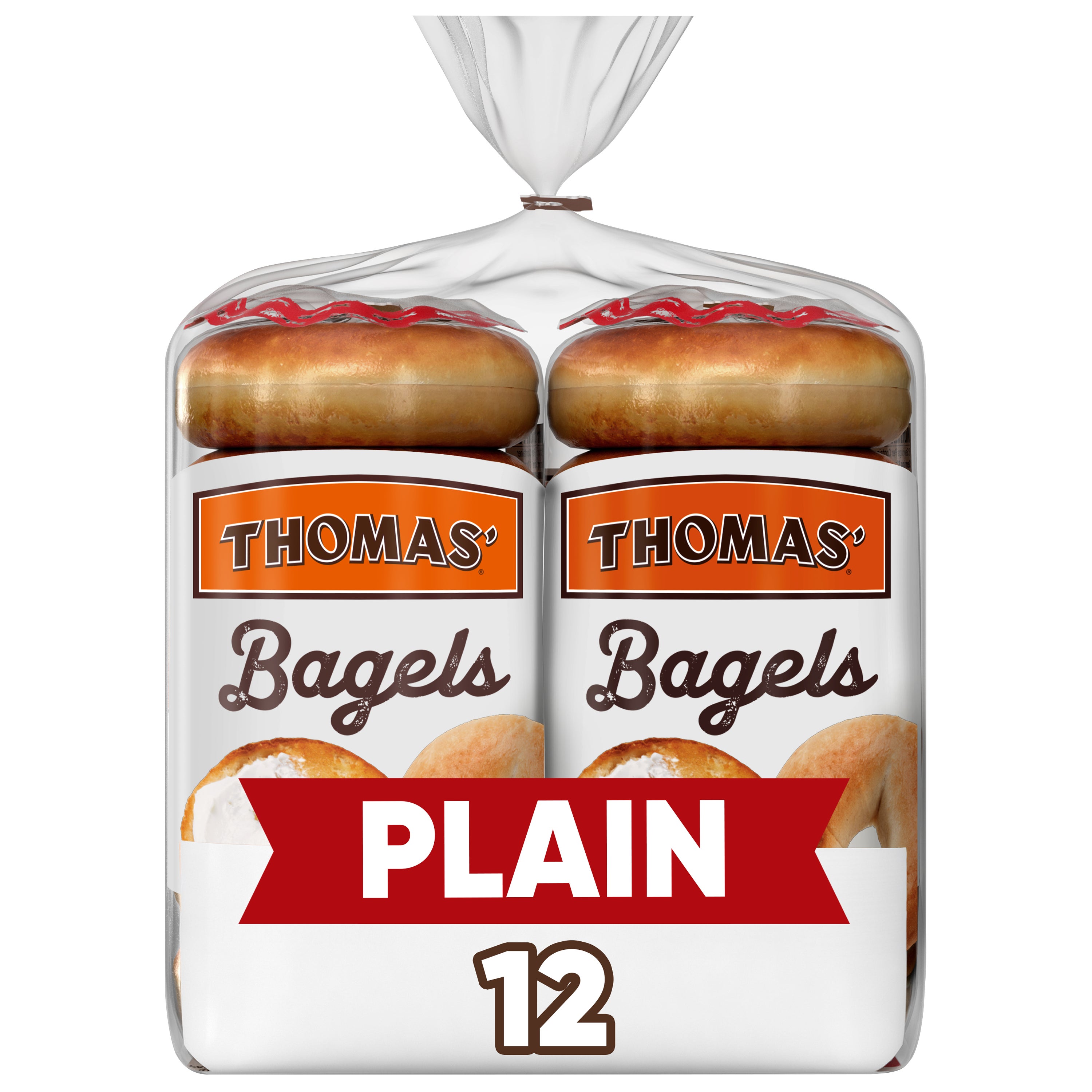 Costco Thomas' Plain Bagels 12 CT (#1027324) - $6.29