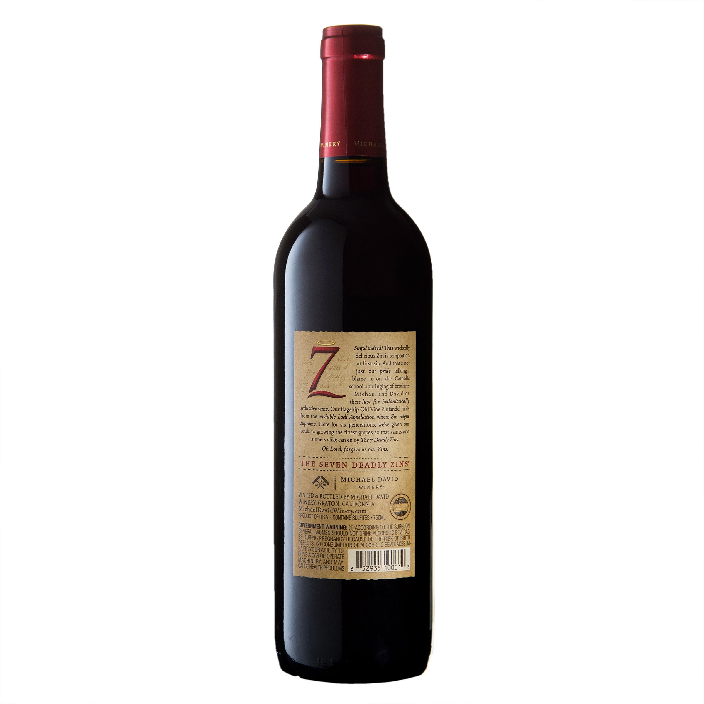 7 Deadly Zins Old Vine Zinfandel Lodi 750ml (#21375) - $5.07 (down