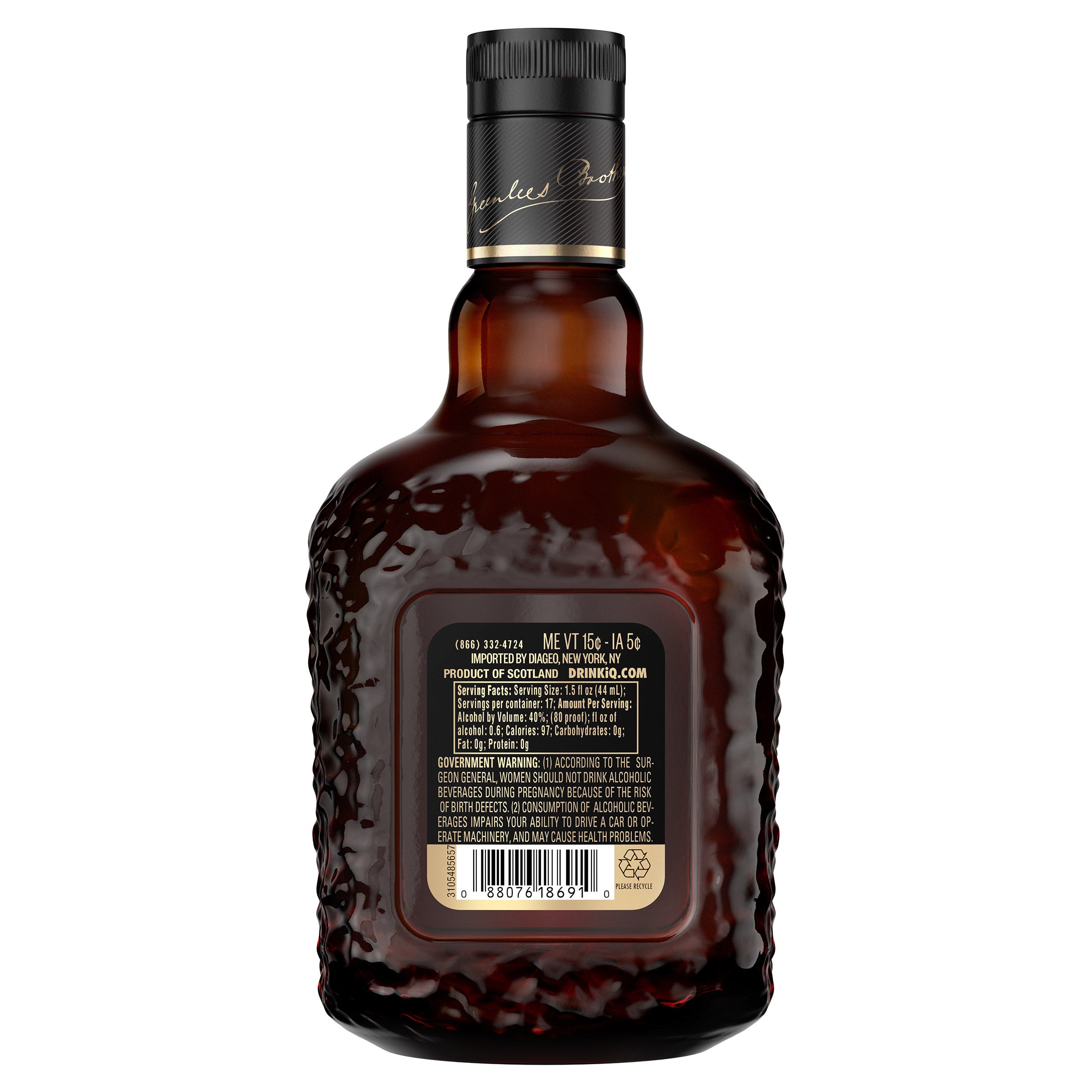 OLD PARR 18 YEAR SCOTCH SCOTLAND 750 ML - $64.99 at Costco