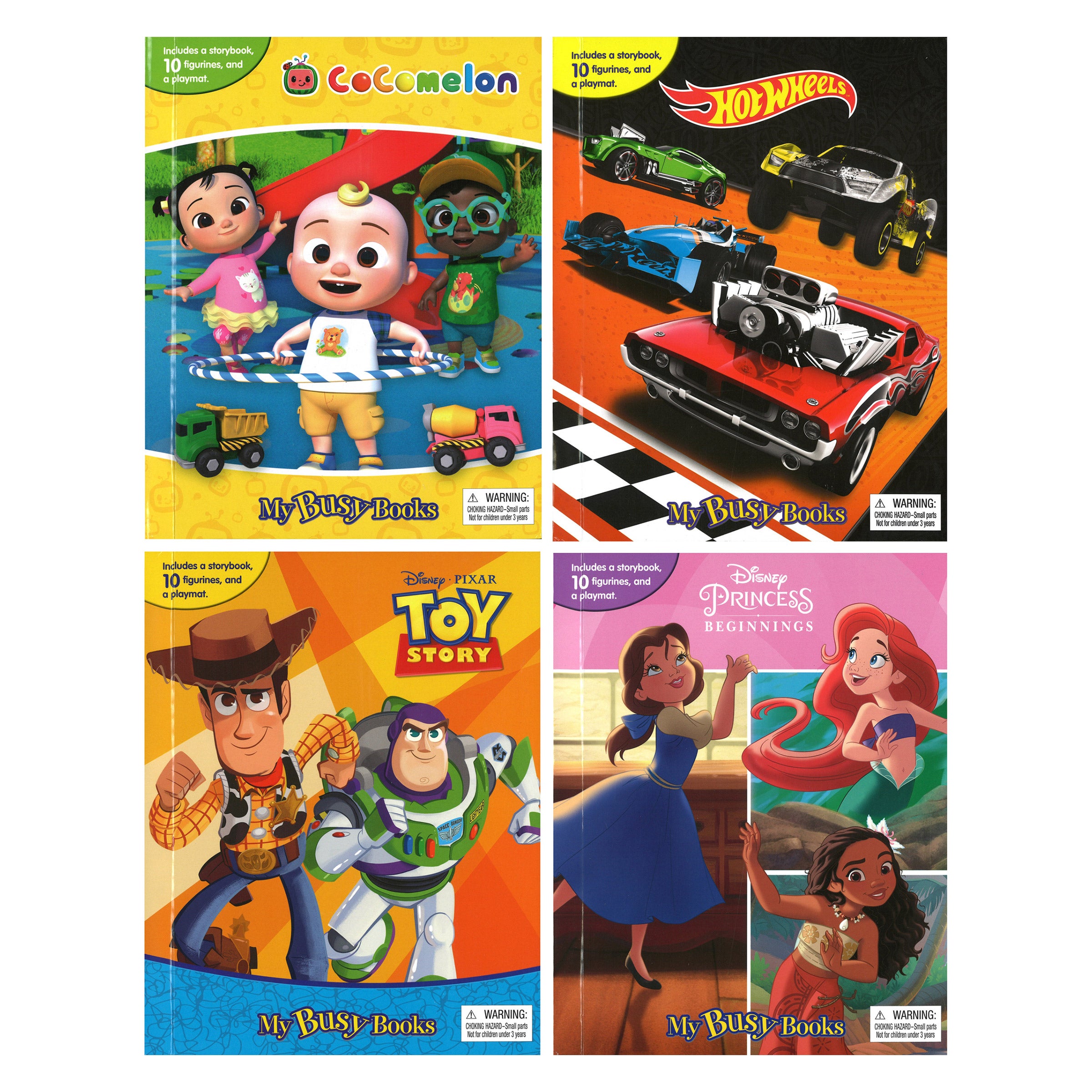 Phidal My Busy Books - 4-Pack Activity Set (#1751631) - $10.99
