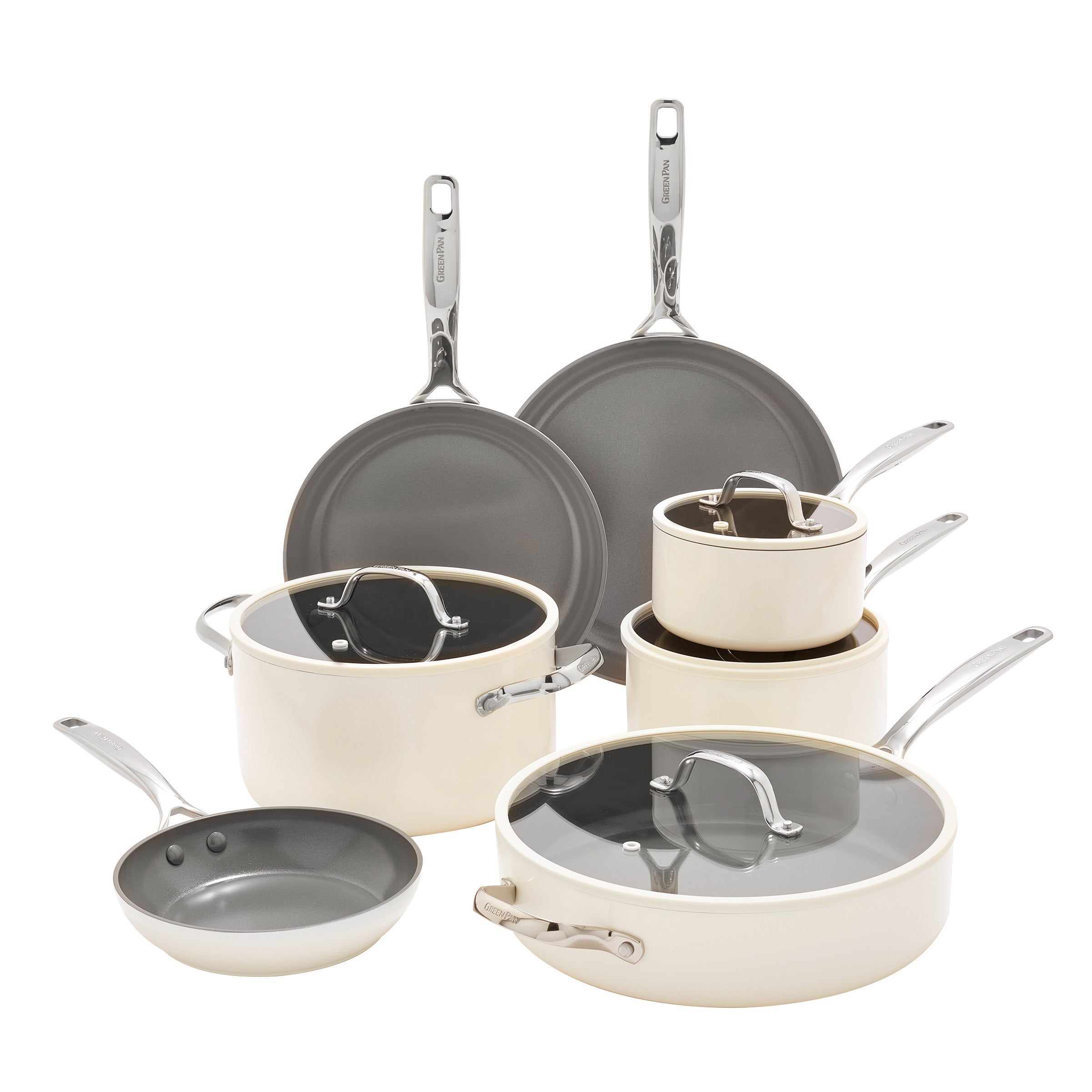 GreenPan Eras Ceramic Non-Stick Cookware Set, 11-Piece - $149.97