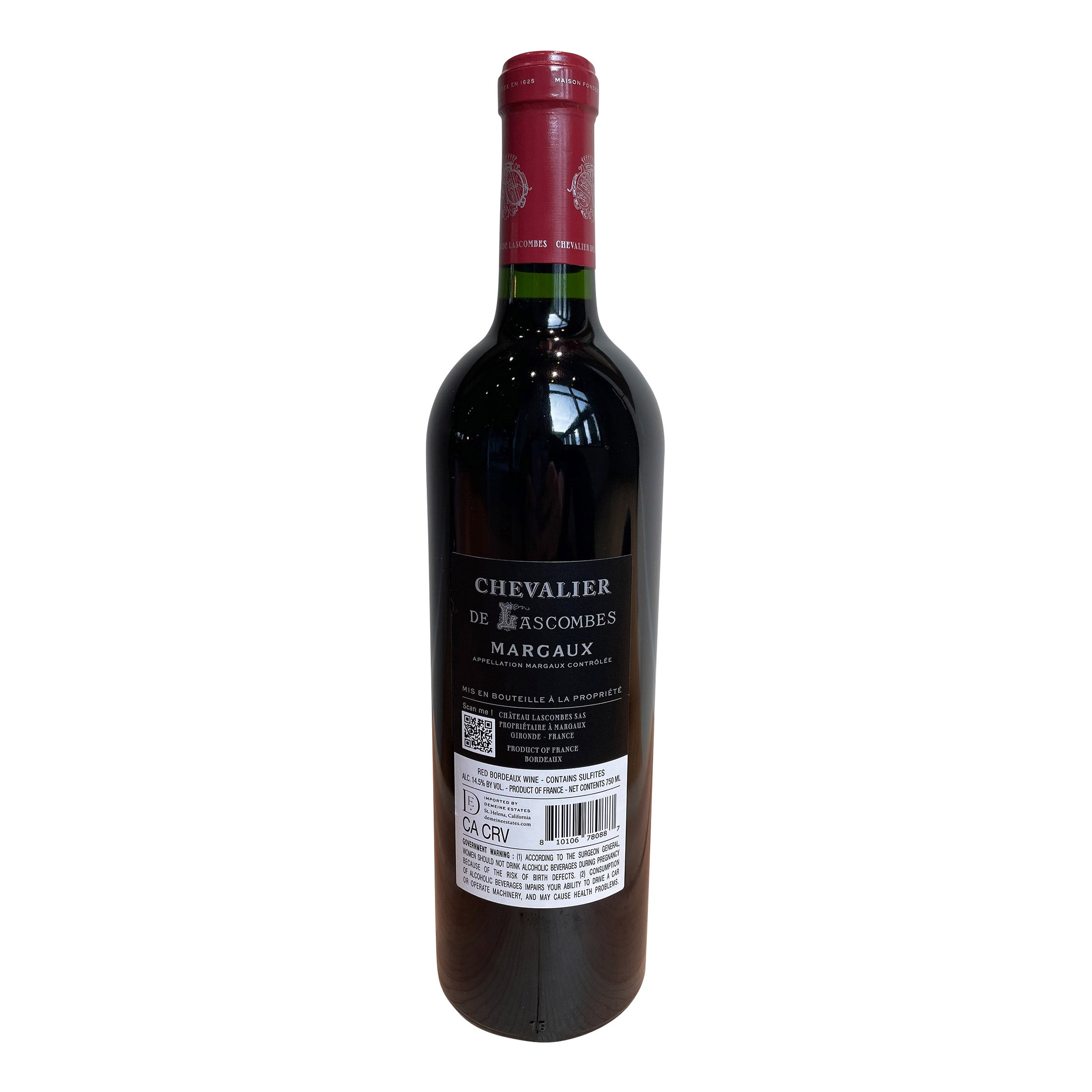 Chevalier de Lascombes Bordeaux Margaux 750ml (#1999887) - $26.75