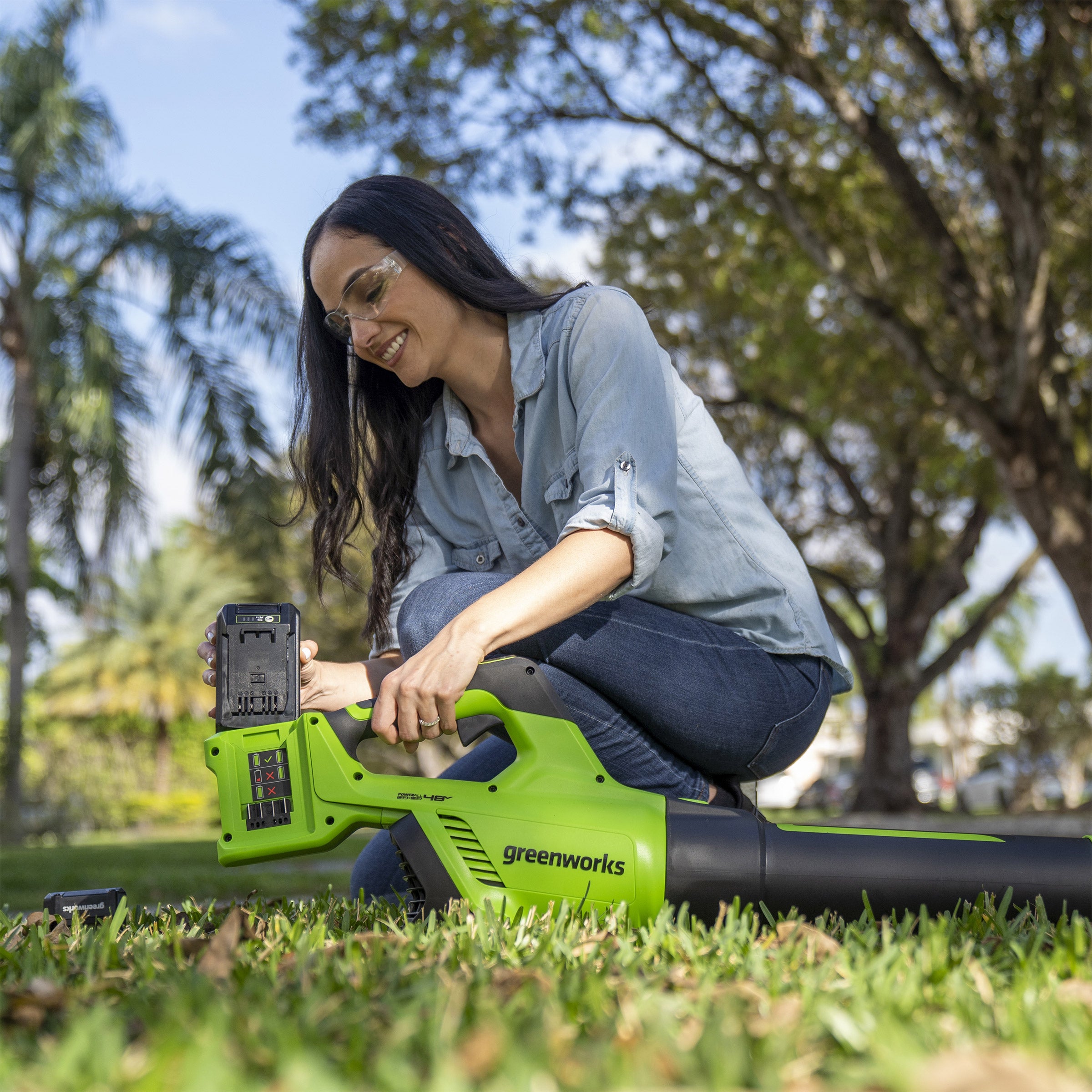 Greenworks 2x24V Leaf Blower (#1947227) - $149.97 (down from $189.99)