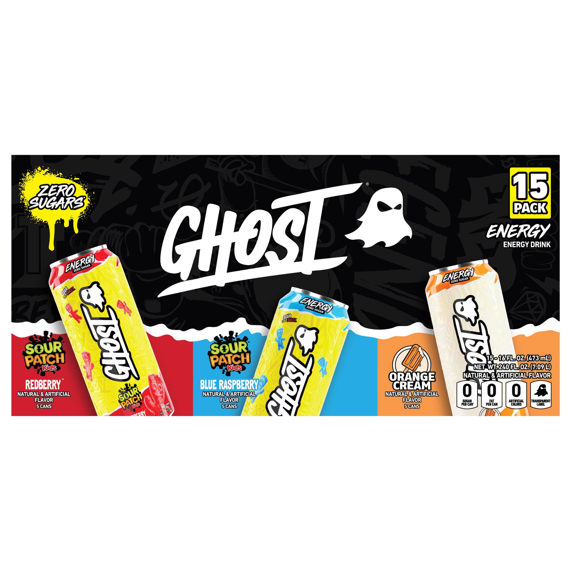Ghost Energy Variety Pack 15 CT / 16 oz (#1850846) - $22.99 (down from ...
