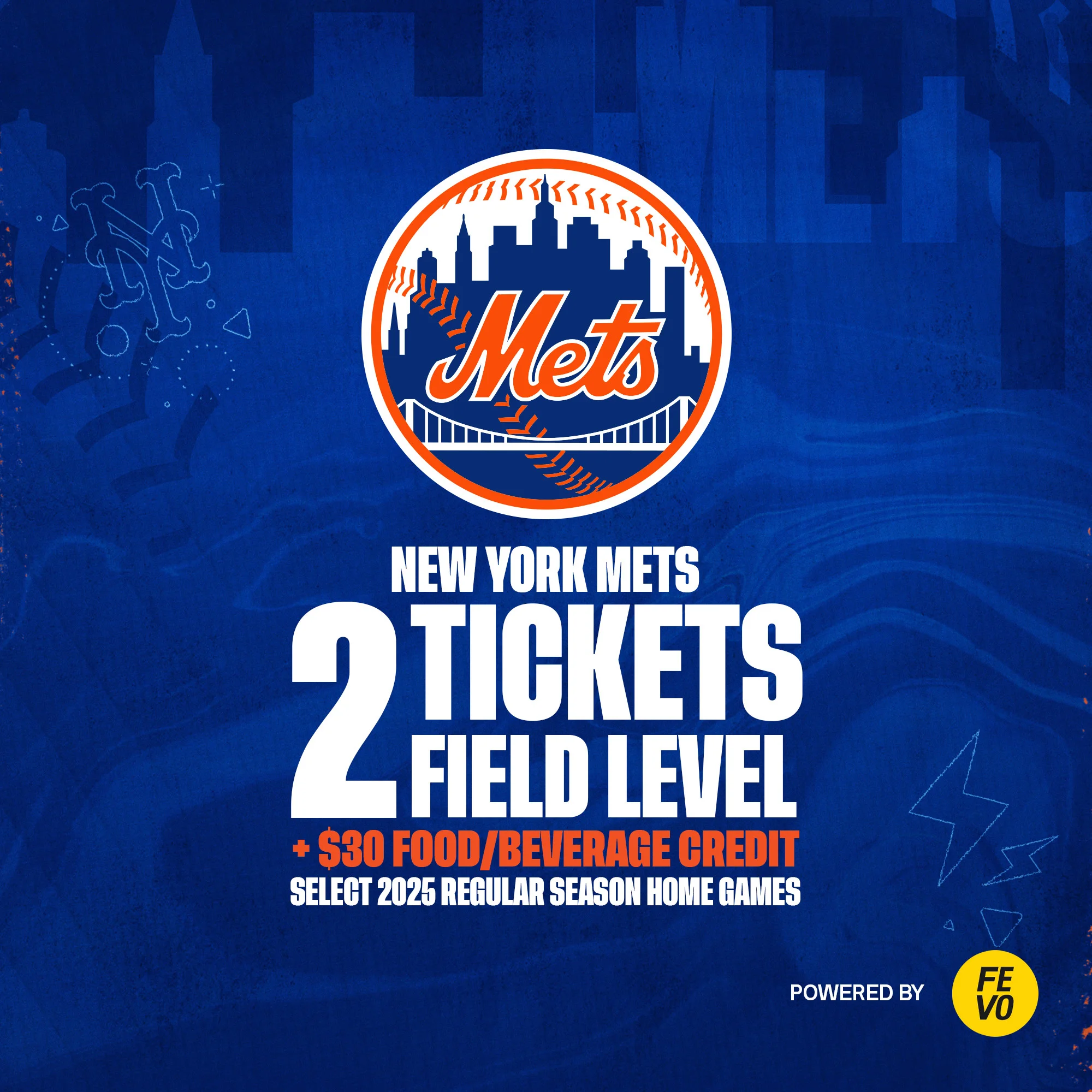 MLB - New York Mets 2 Field Level Tickets Item Is Non-Refundable ...