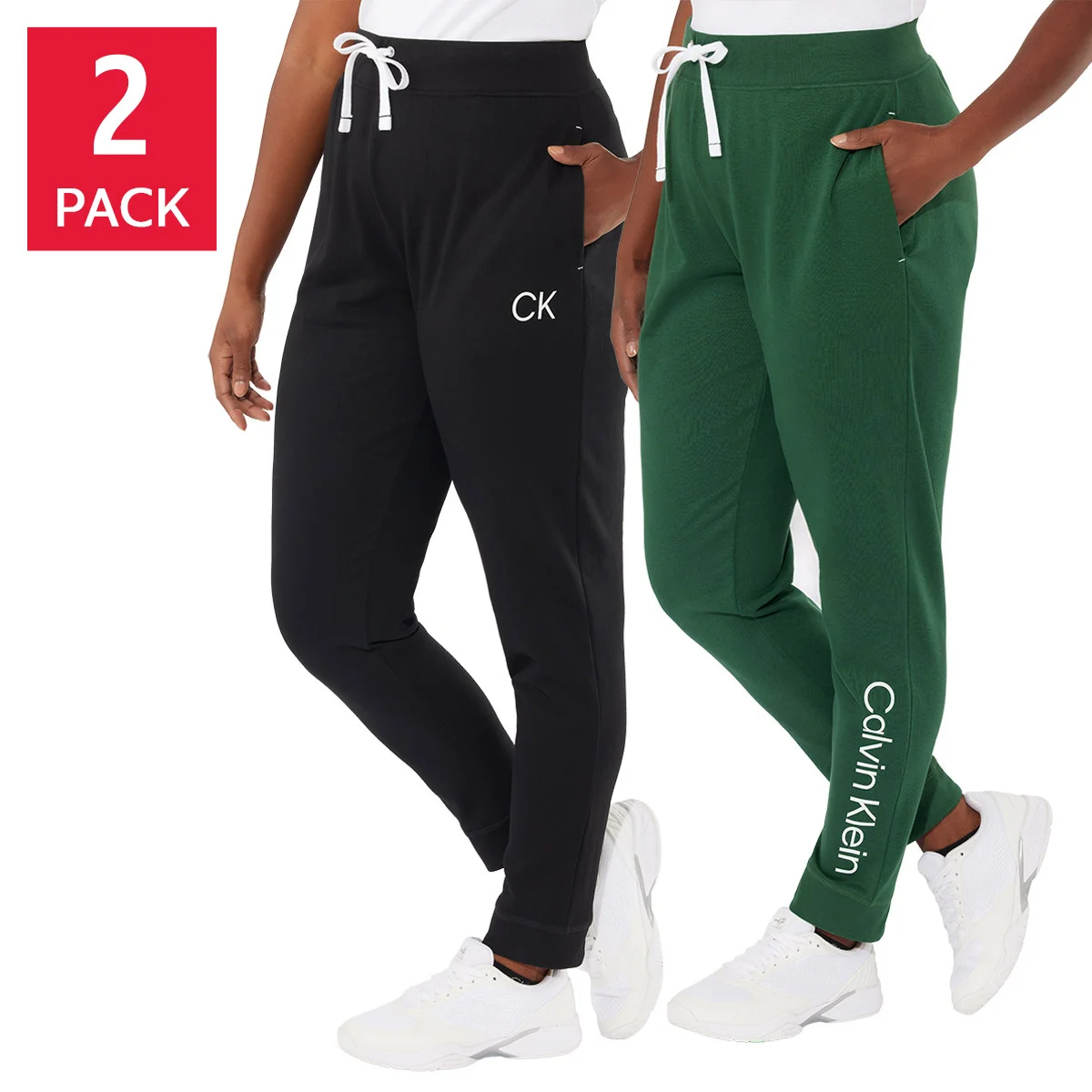 Calvin Klein Women's Jogger, 2-Pack (#1425292) - $4.97 (down from