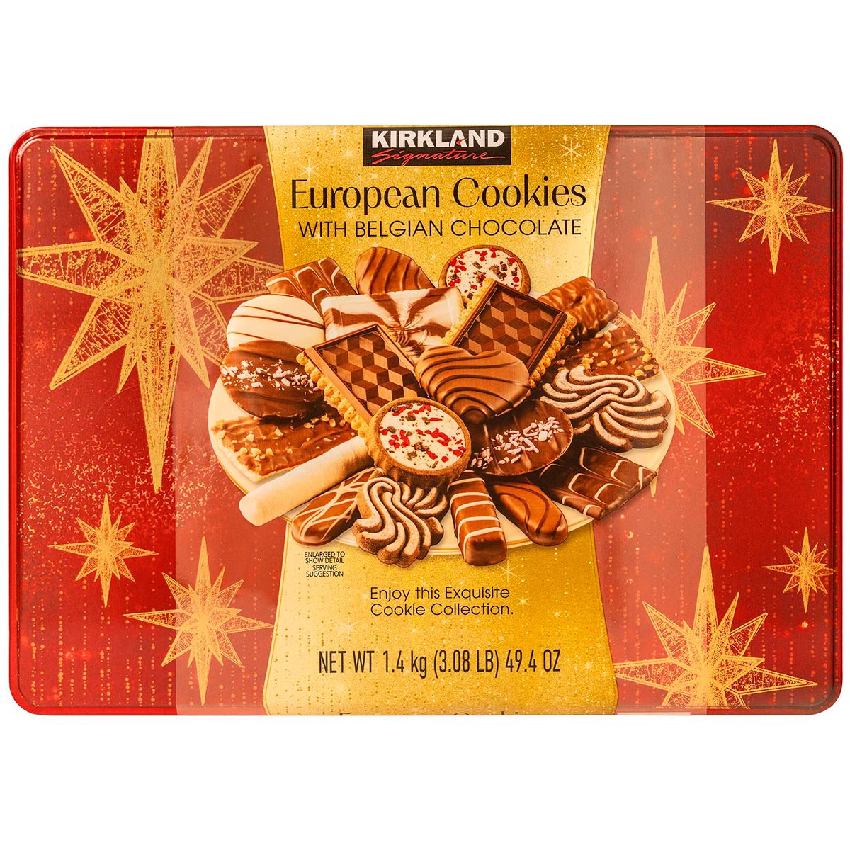 LIE ♡ Kirkland Signature European Cookies with Belgian Chocolate, 49.4
