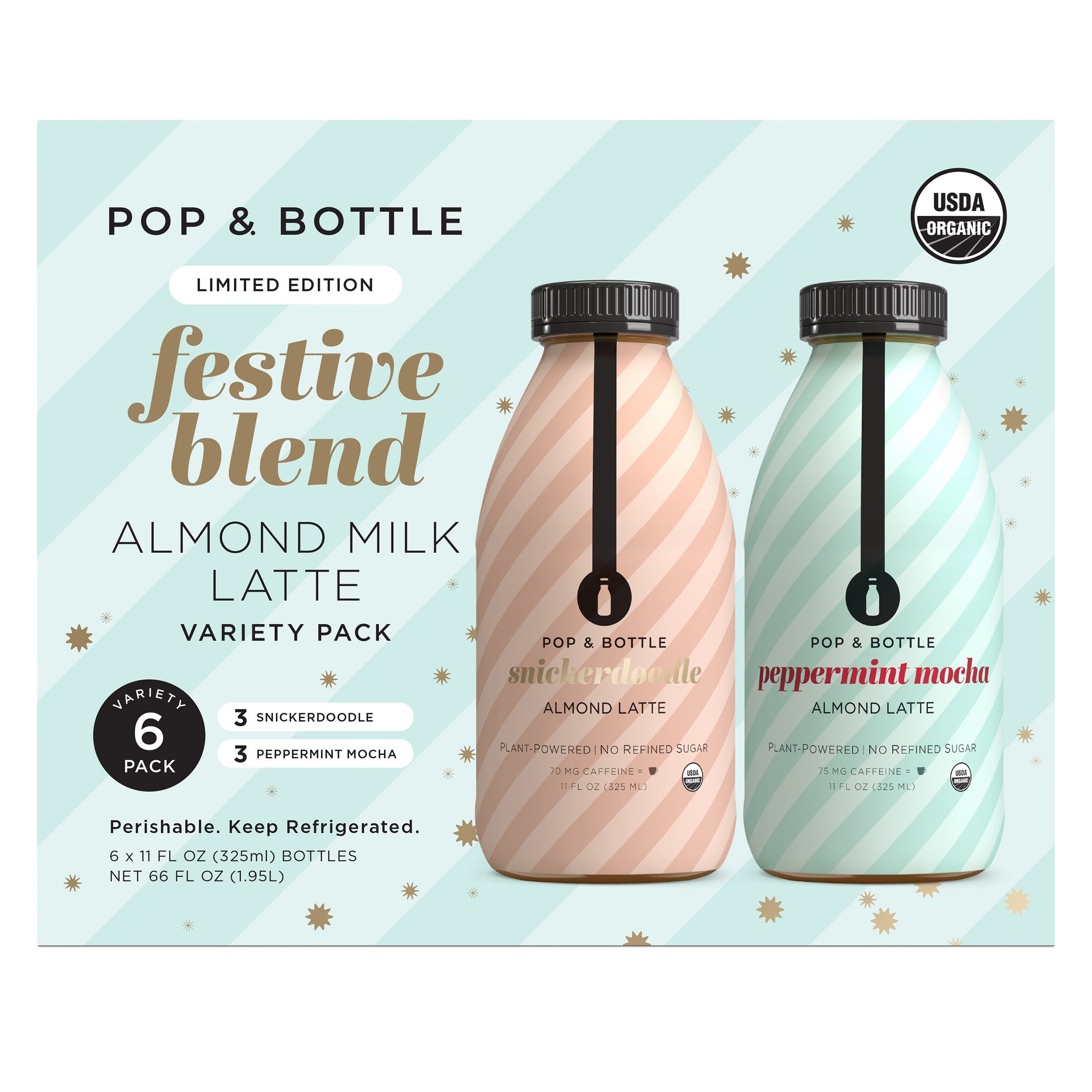 Pop & Bottle Organic Festive Blend 6/11 oz (#1985586) - $4.97