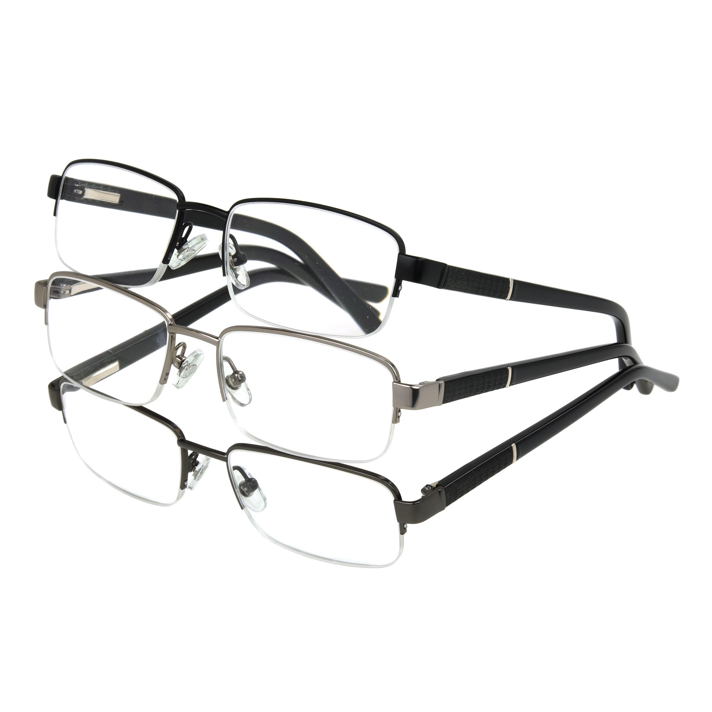 色ガラス #13 548630 rdzdsi3 Foster Grant XtraSight Women's +1.25 Reading Glasses, 3-Pack