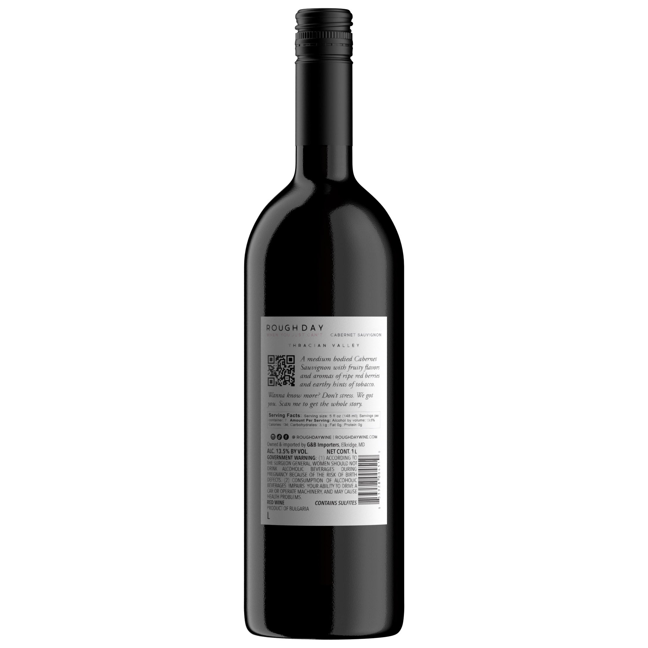 Rough Day Cabernet Sauvignon Bulgaria 1L (#1861115)
