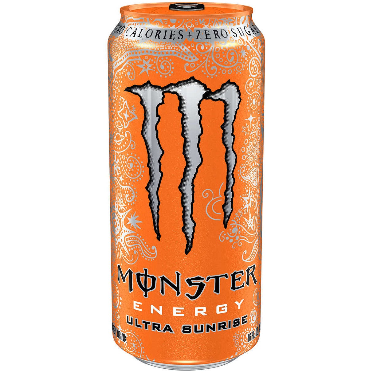 Monster Energy Ultra Sunrise, Zero Sugar, 24 Pack, 16 fl oz Cans (#968192)