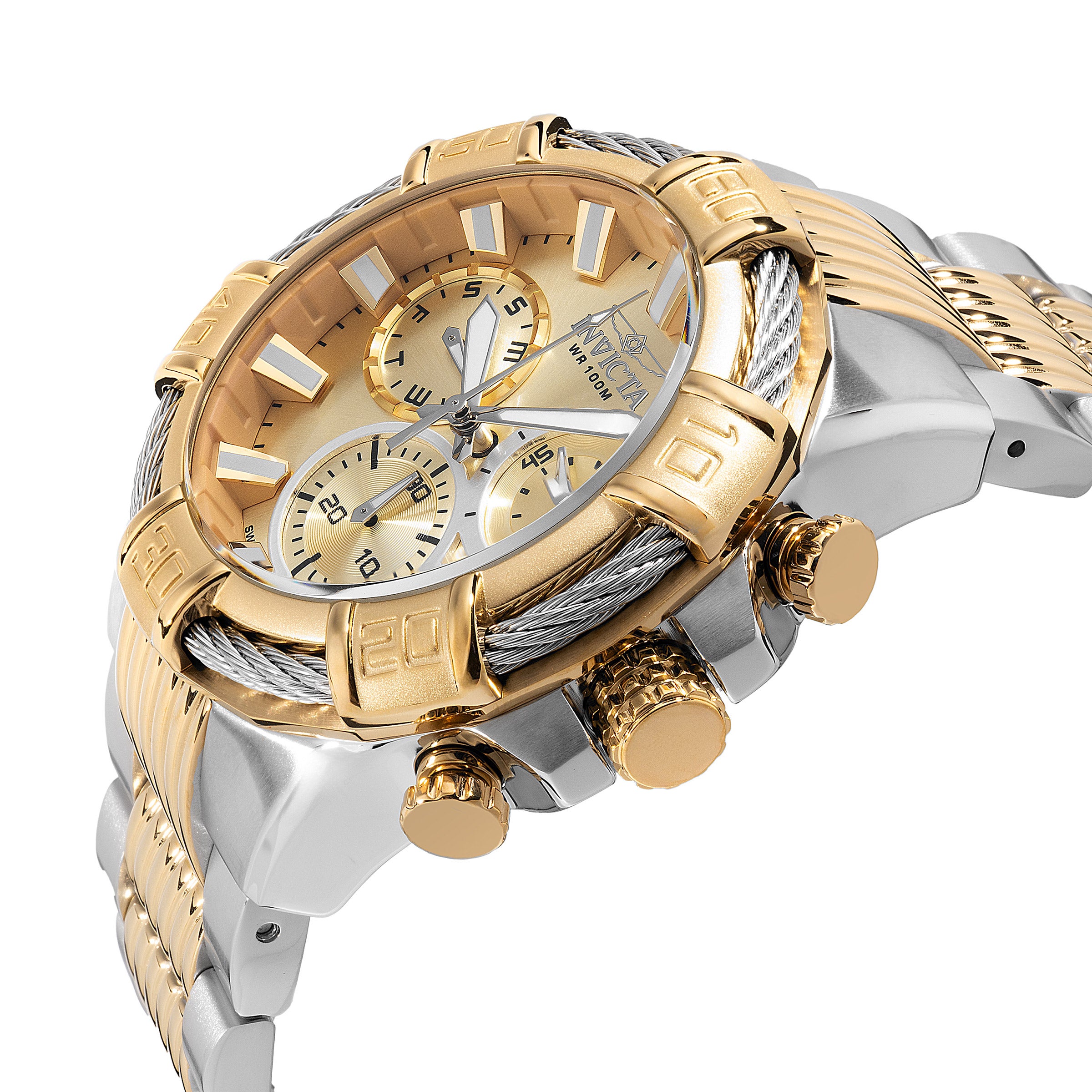 FIRM PRICE-_ON SALE-New Invicta Bolt gold tone Invicta Men main image 3