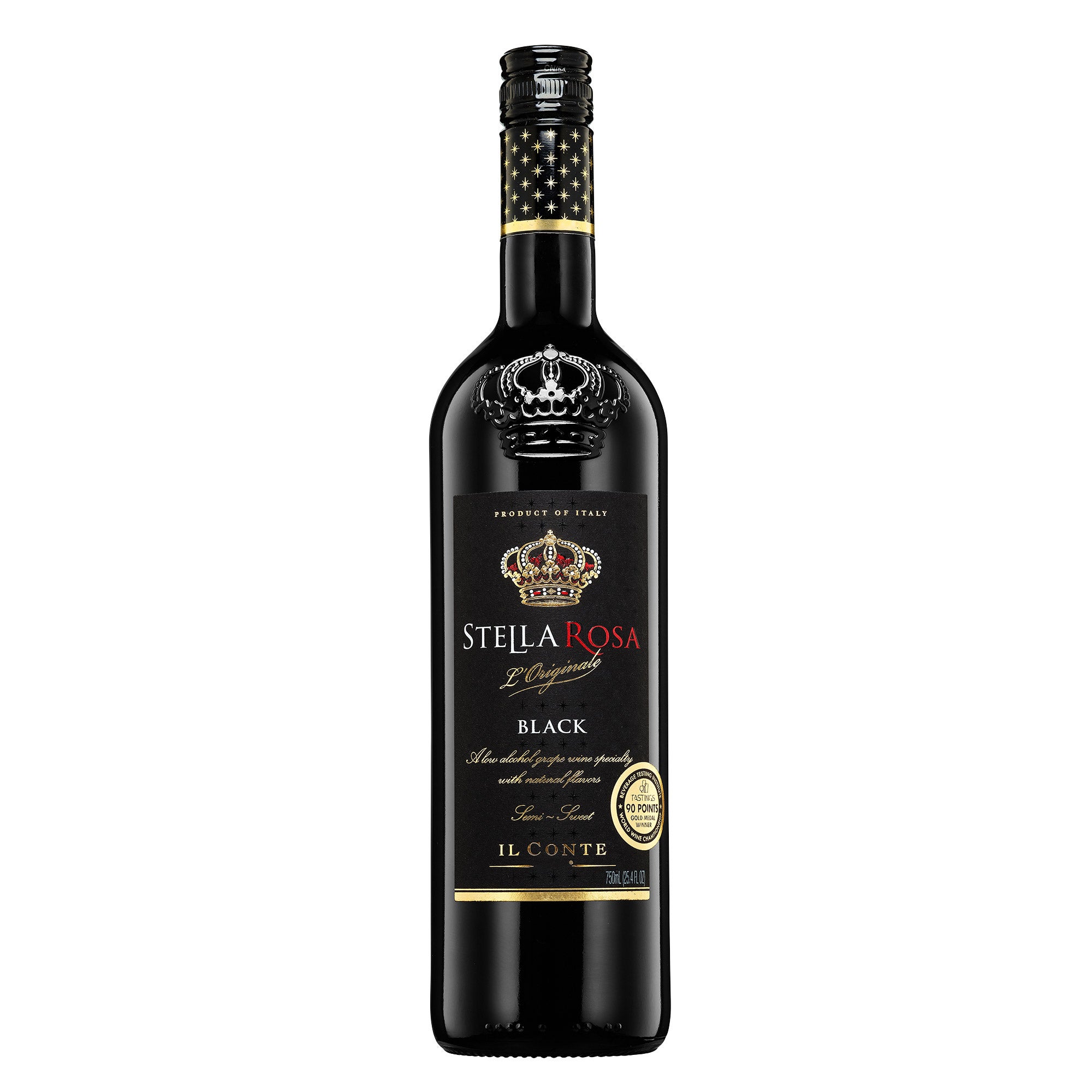 Stella Rosa Black Semi Sweet Red Blend Italy 750ML (#804293