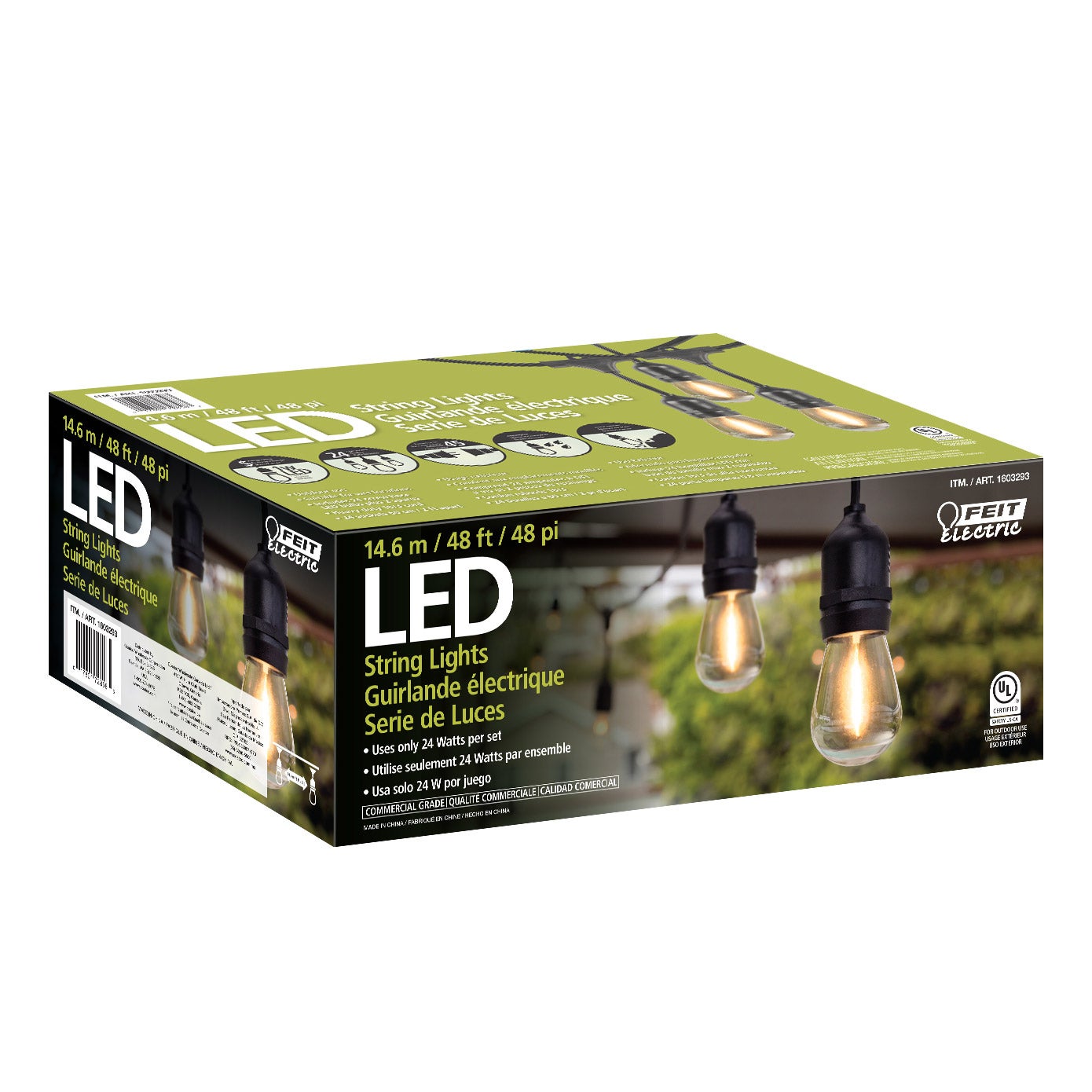 Feit Electric 48' LED String Light (#1603293) - $14.97 (down from