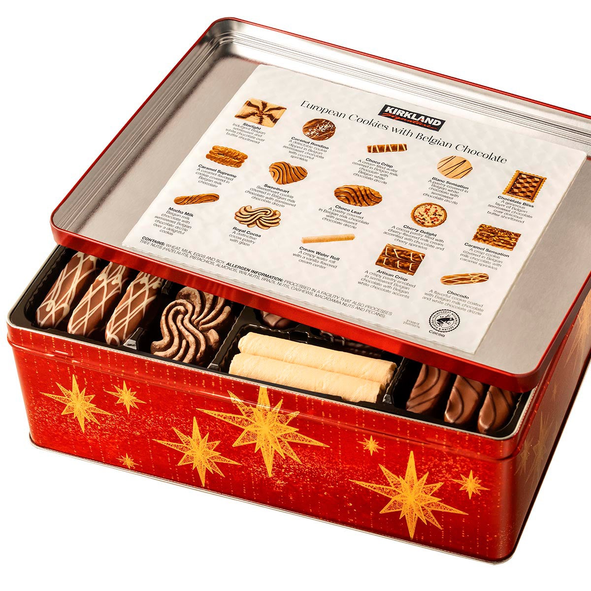 Kirkland Signature European Cookies with Belgian Chocolate, 49.4