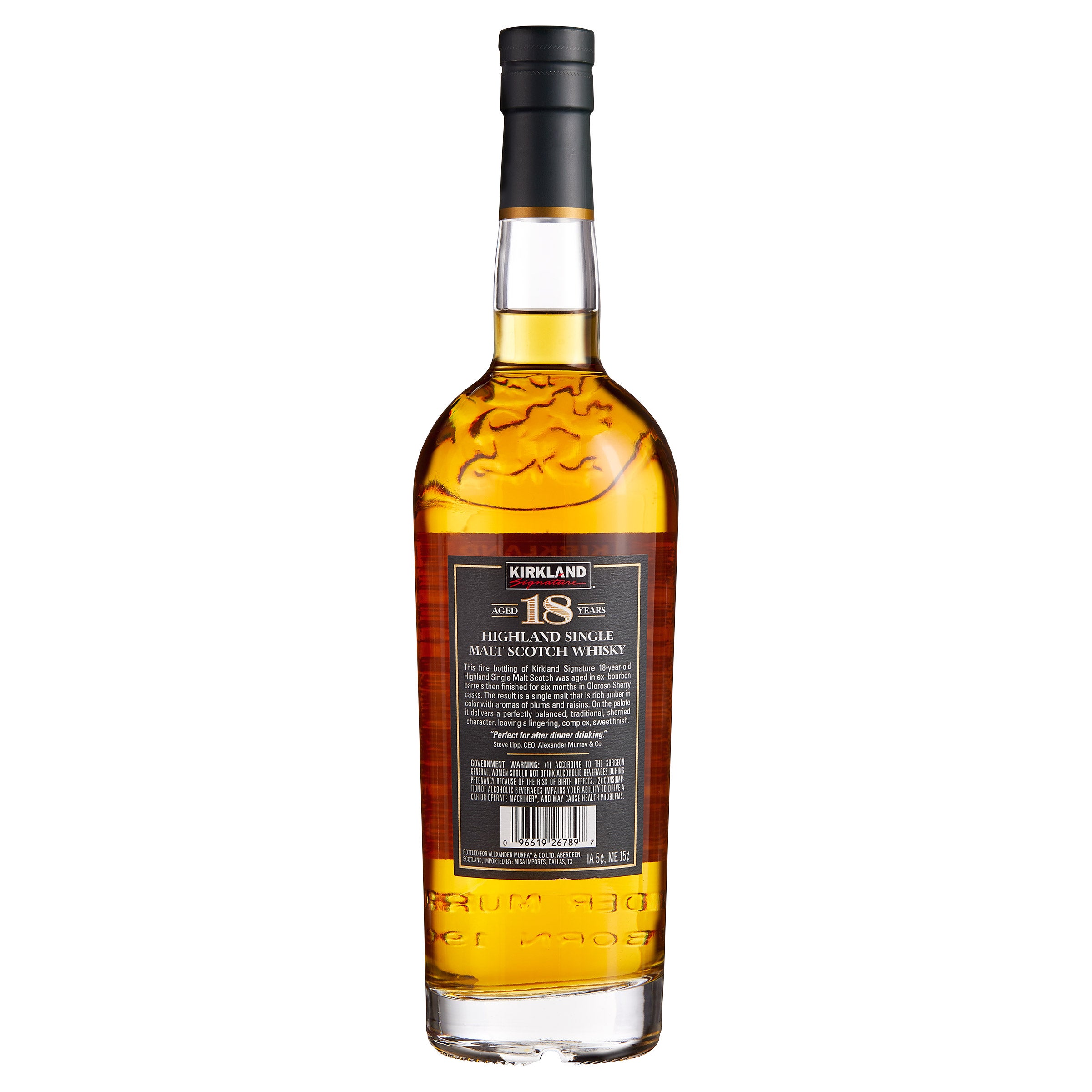 Kirkland Signature 18 Year Highland Single Malt Scotch Whisky