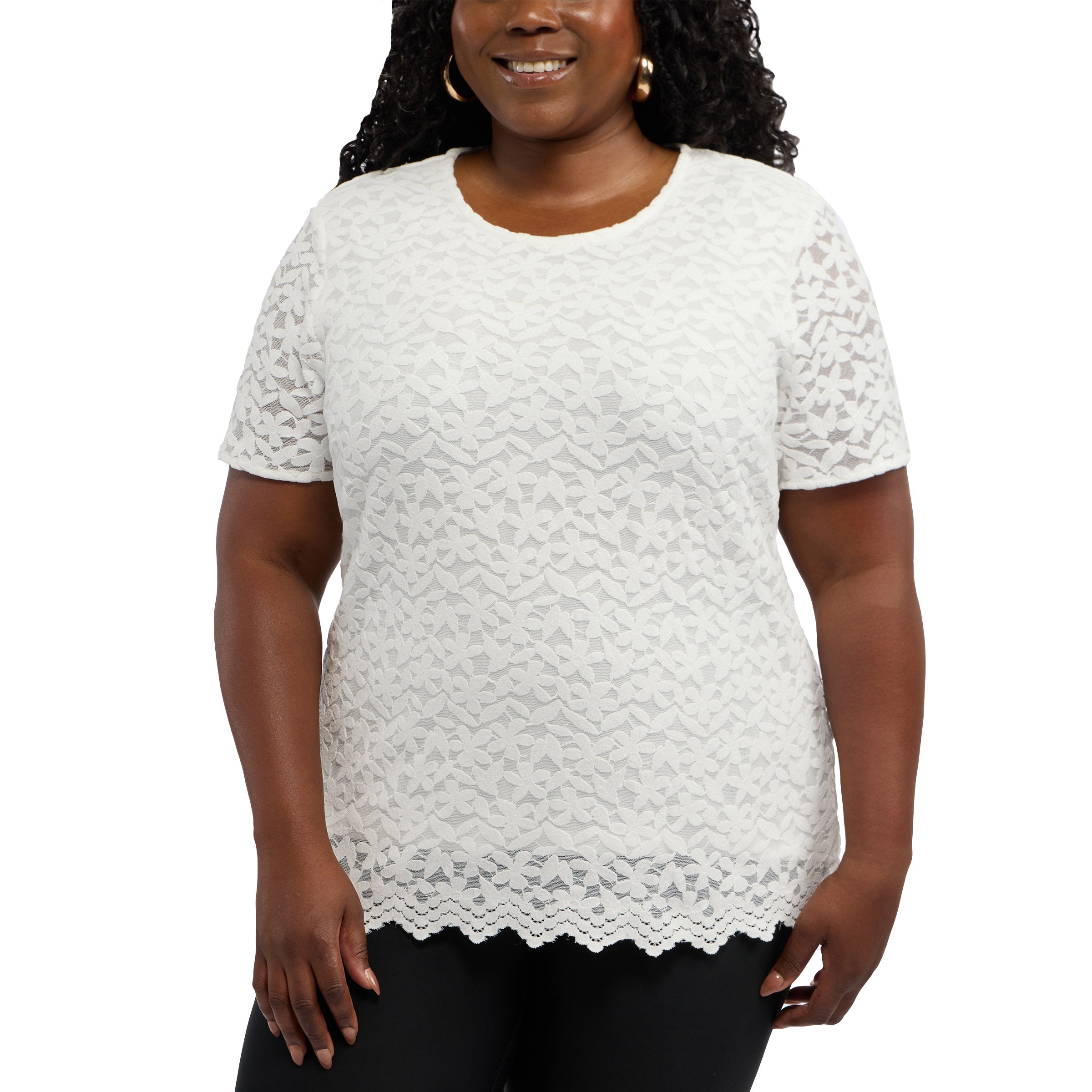 Teddi Rose Women's Lace Top (#1849315) - $2.97