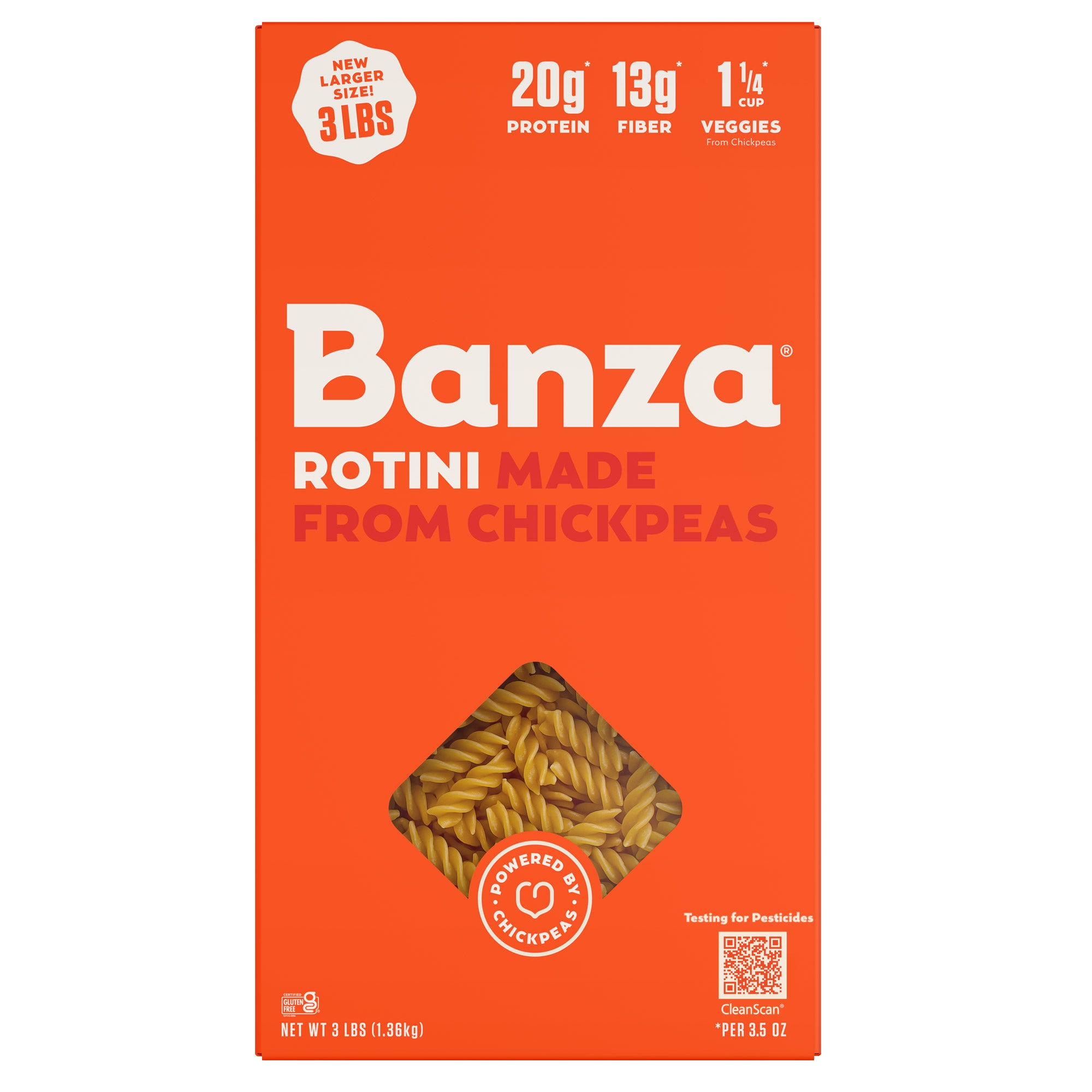 Costco Banza Chickpea Rotini 3 Pound Box (#1933544) - $9.49 (down from ...