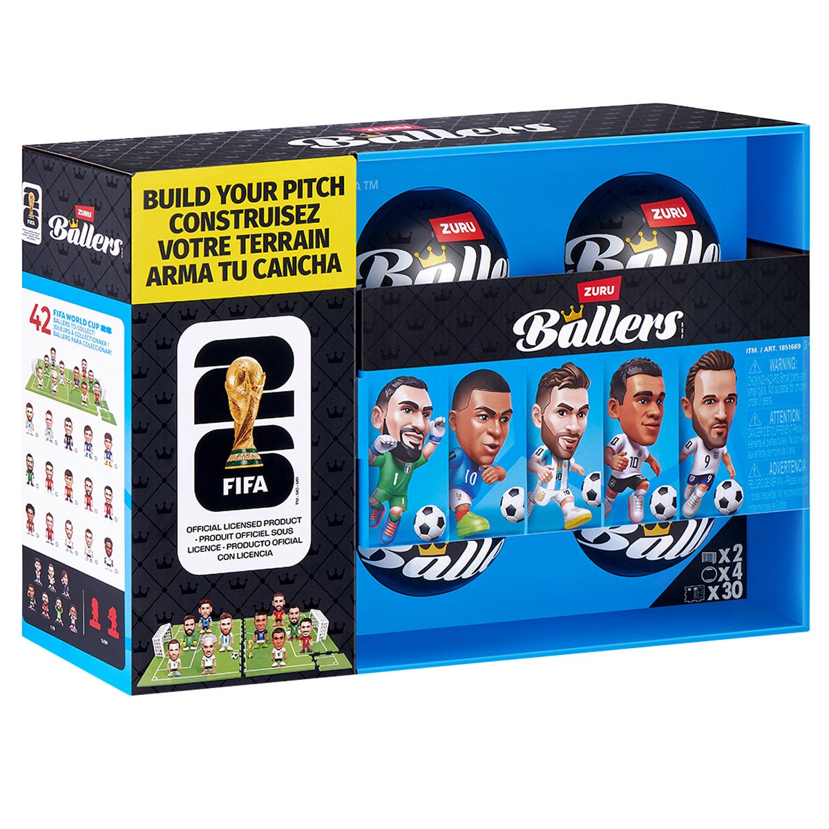 ZURU FIFA World Cup 2026 Ballers 4個セット×３ ZURU FIFA World Cup 2026 Ballers Series 1 - 4 Pack (#1851669