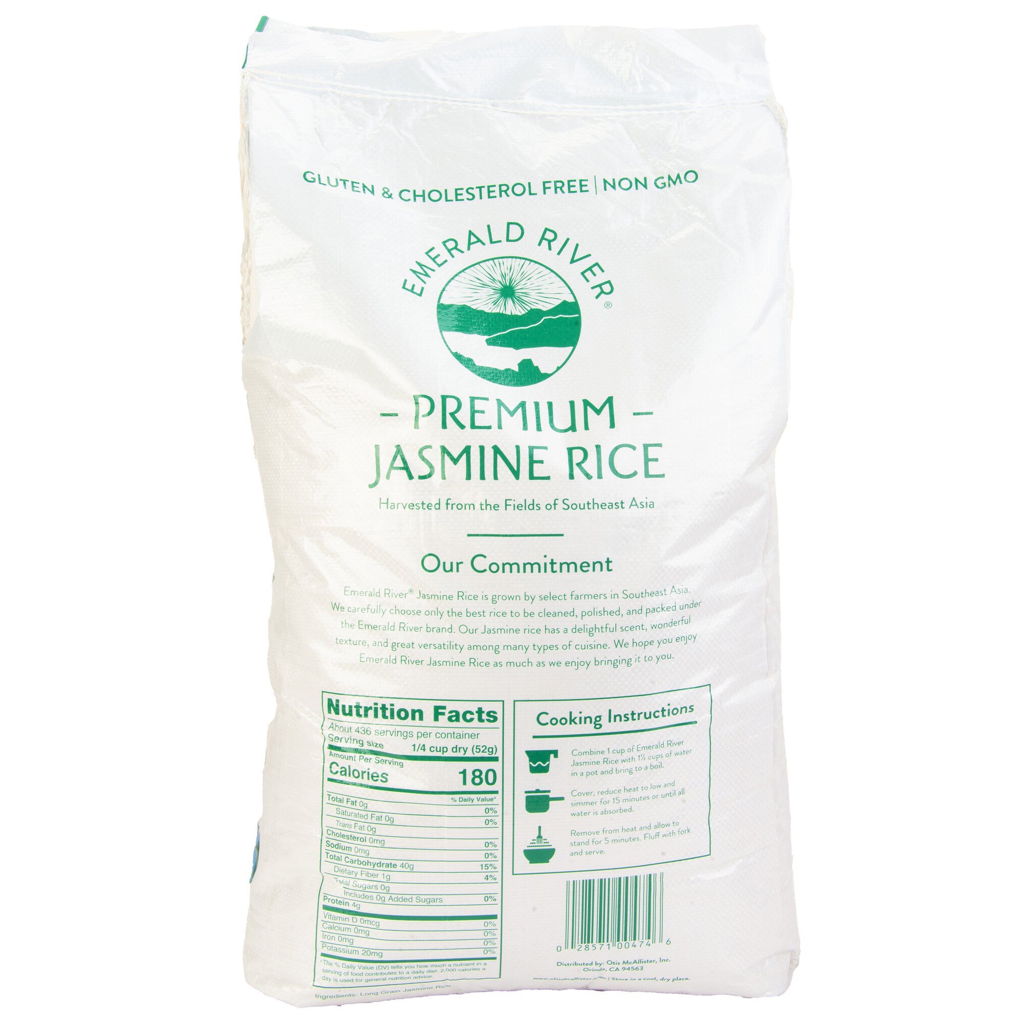 Emerald River Premium Jasmine Rice, 50 lb - $33.99 at Costco