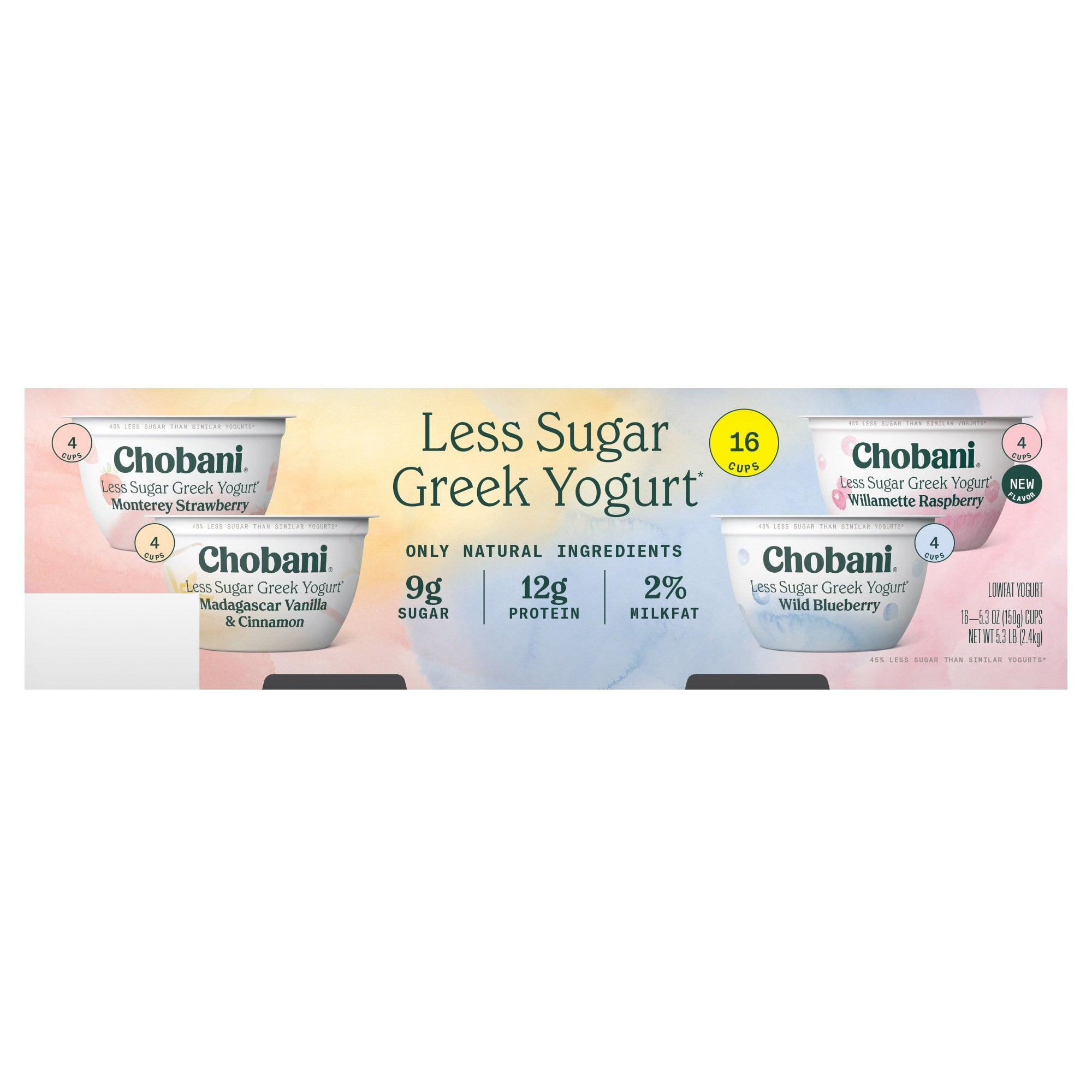 Chobani Less Sugar Greek Yogurt 16/5.3 oz (#1411838) - $6.97 (down from ...