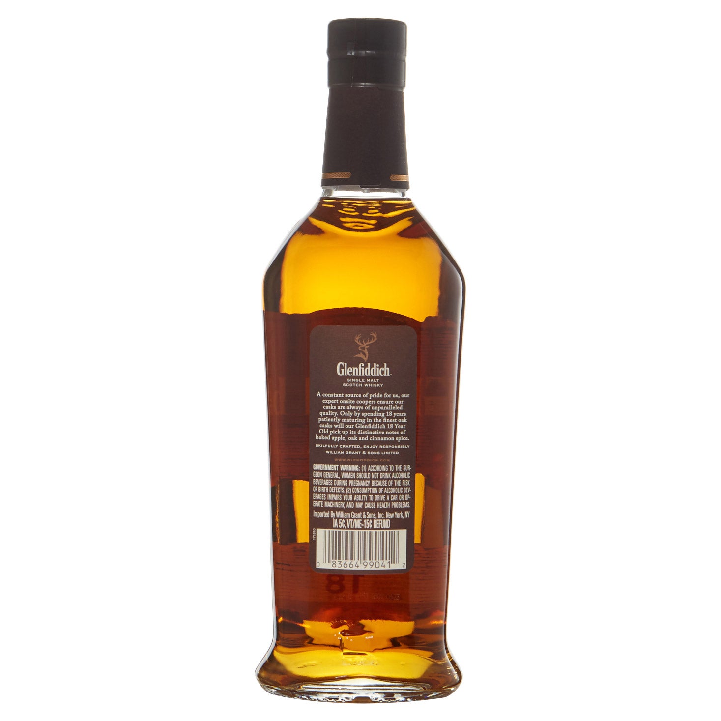 Glenfiddich 18 Year Single Malt Scotch Scotland 750 ML (#278744